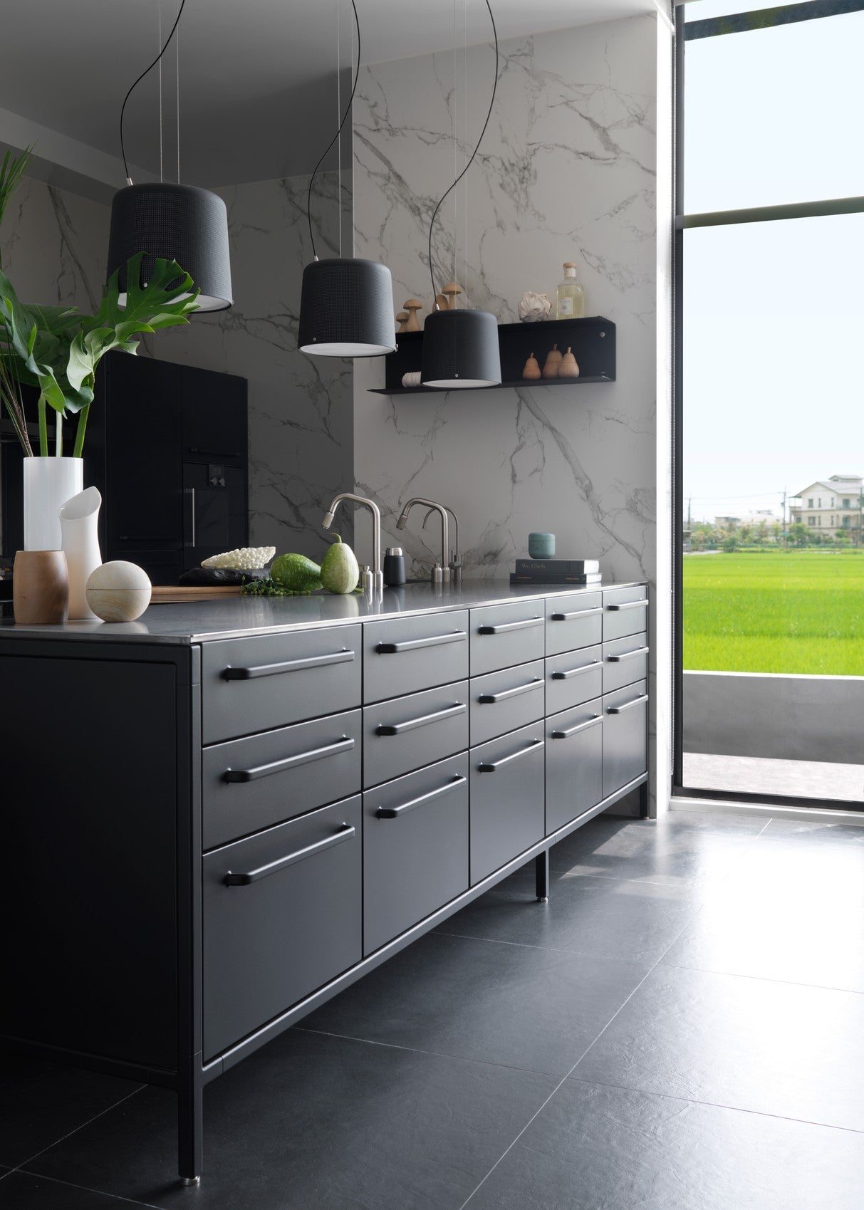 Hanglamp 526 zwart metaal