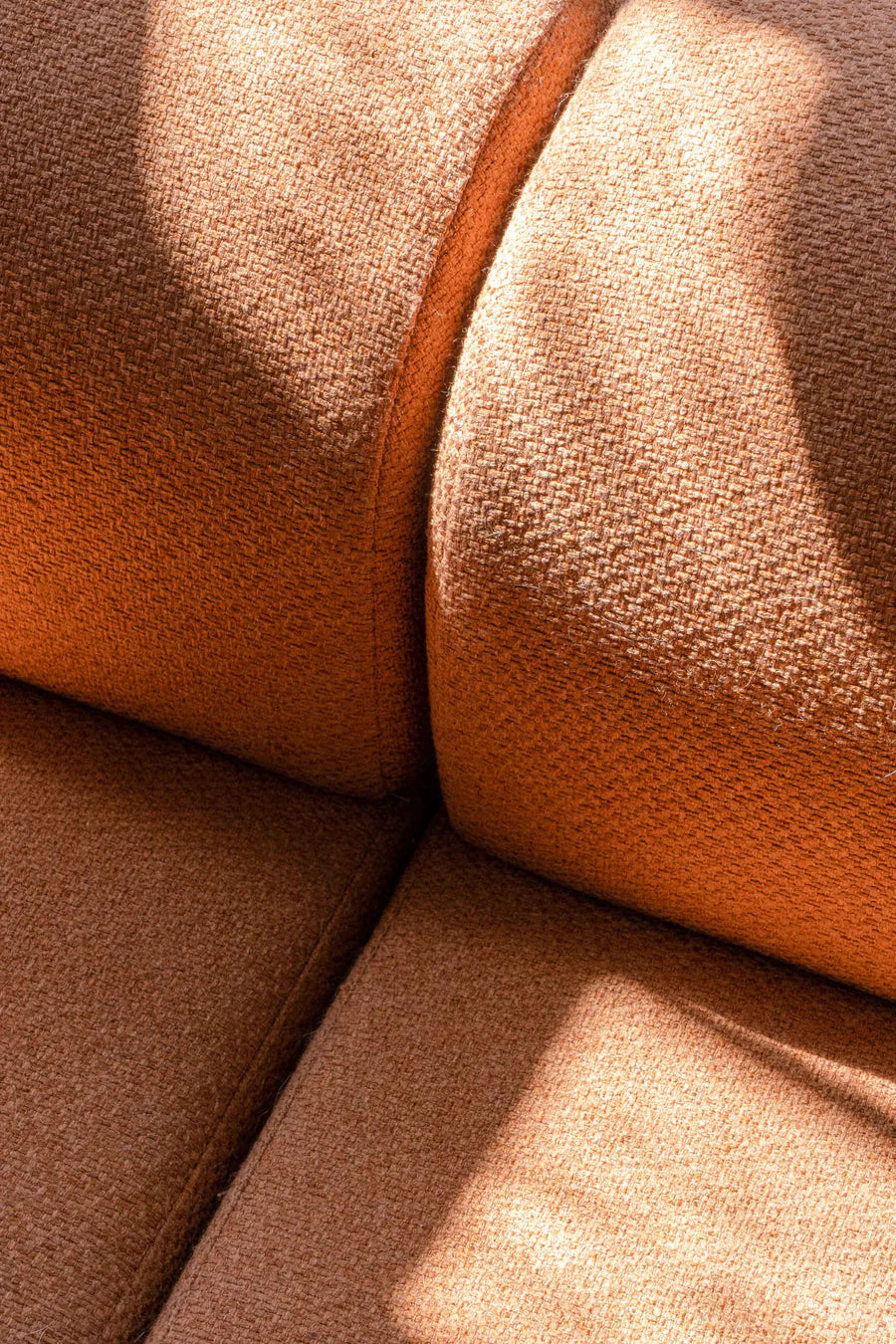 Sofa 3-sitzig TORI braun Bouclé