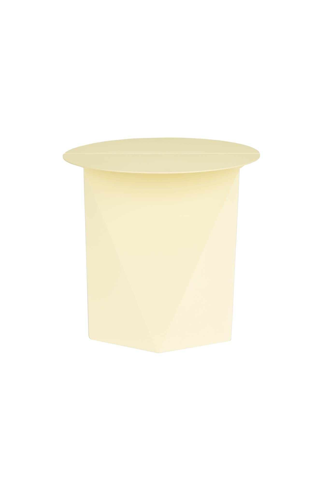 Bijzettafel FOLDY geel