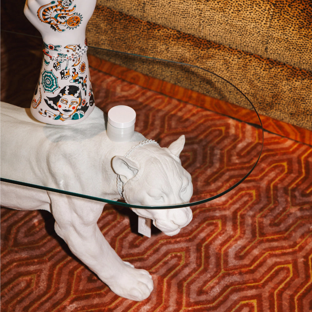 Stolik kawowy DOPE AS HELL biały