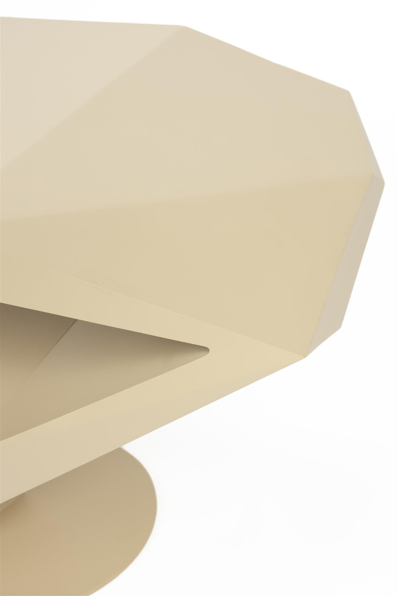 Beige bijzettafel NORTH