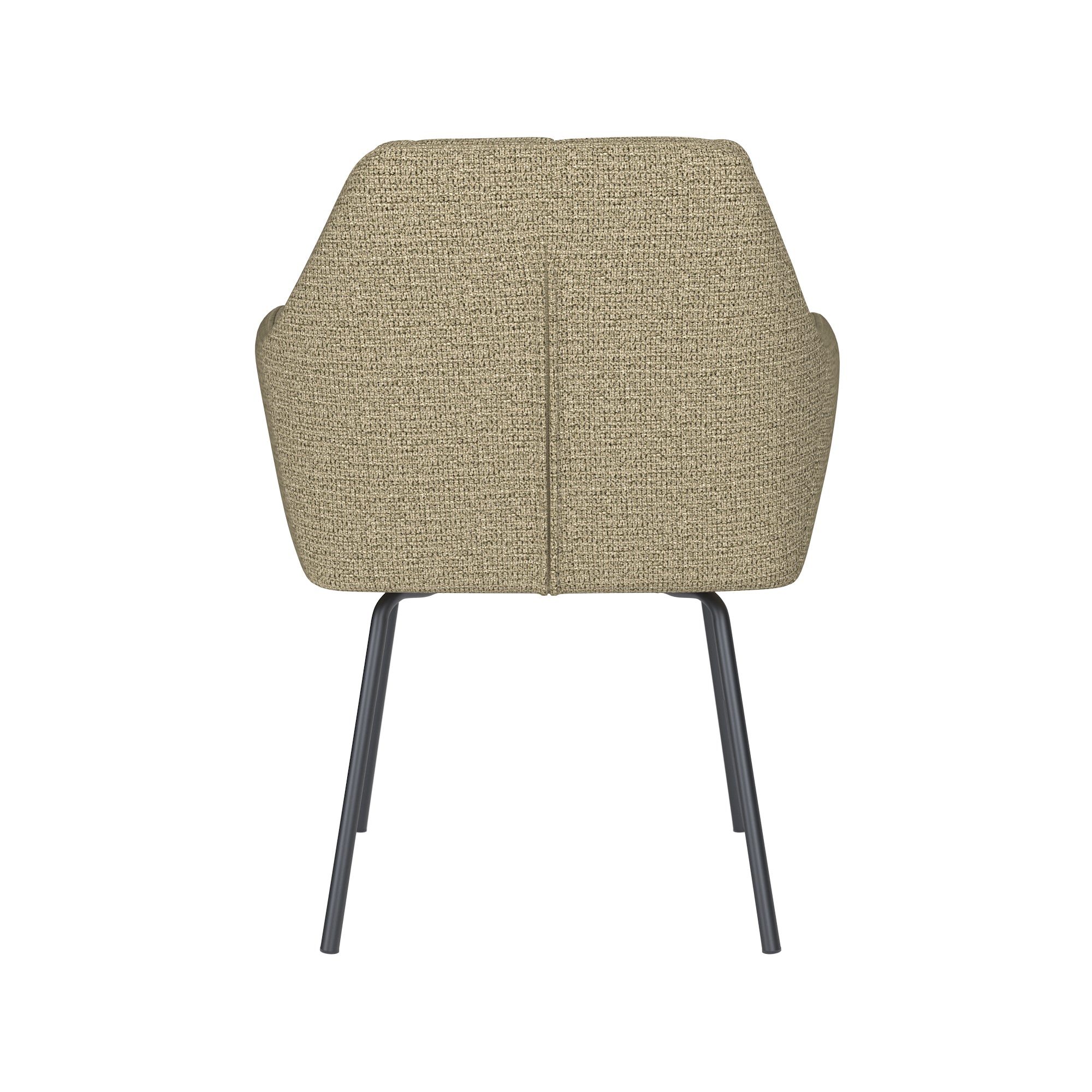 Stuhl PETE grün mit schwarzem Gestell