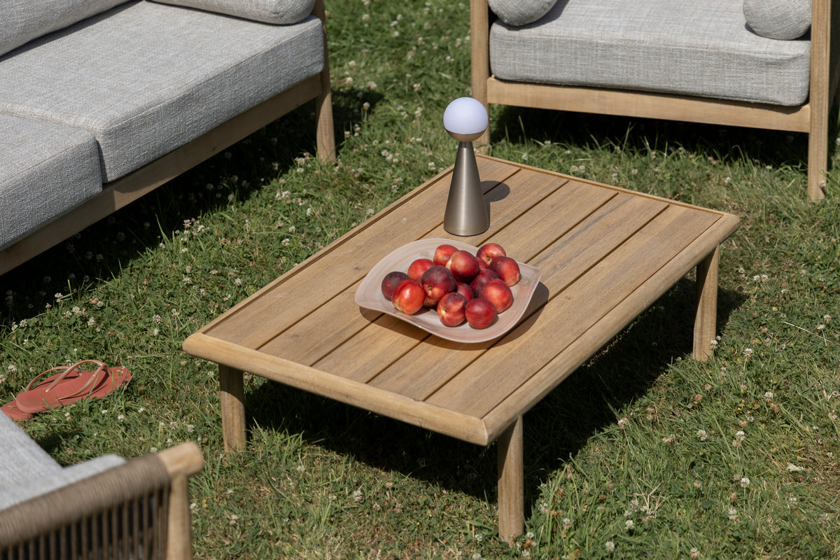 Tuinset OASIS grijs met acaciahout