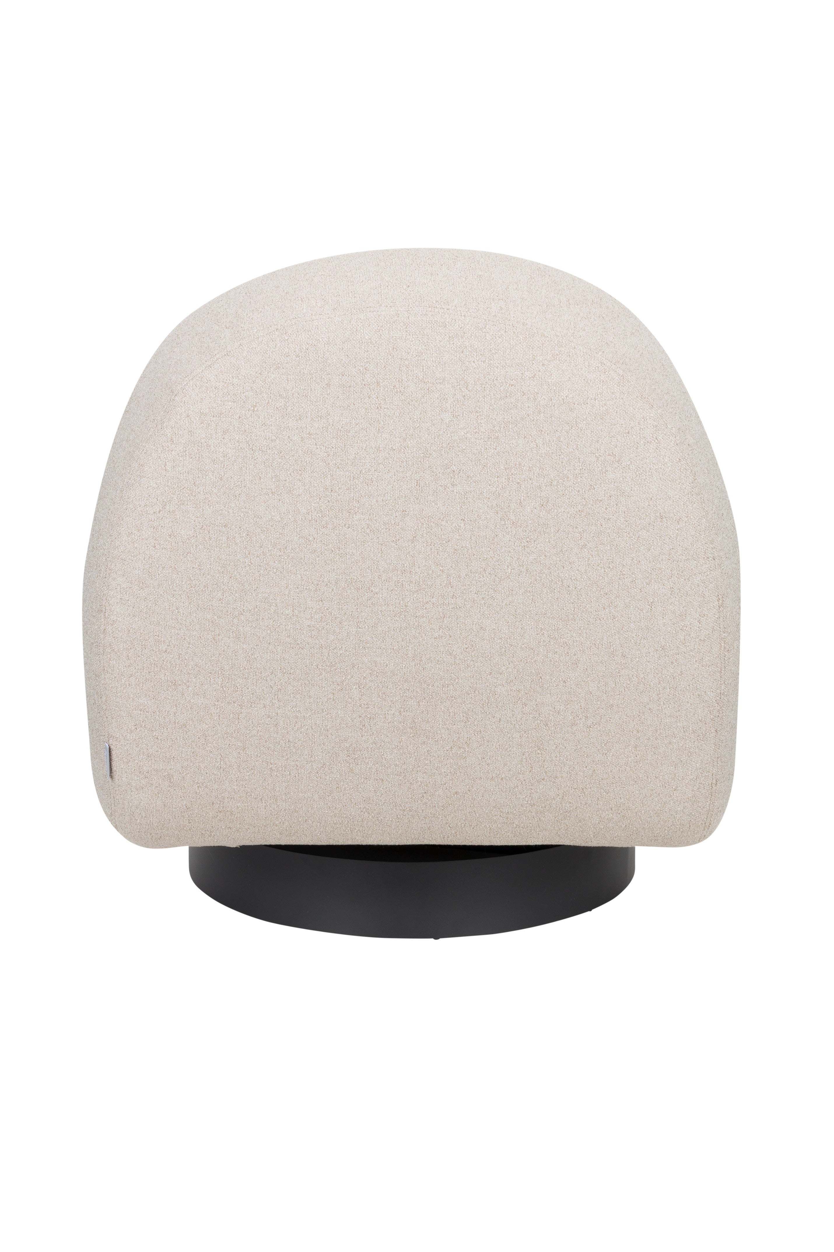 Eden fauteuil cappuccino met zwarte basis