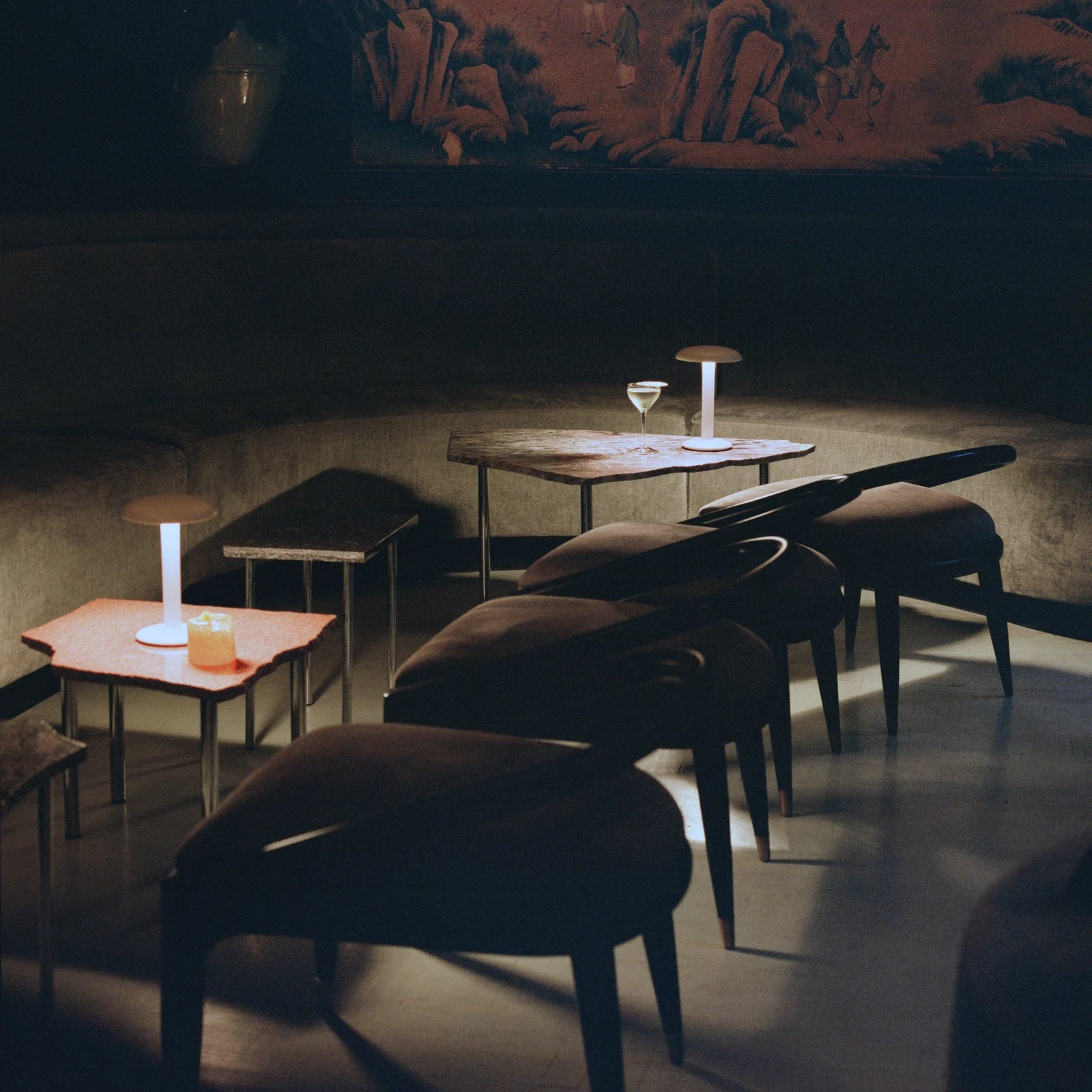 Draagbare lamp GUSTAVE HOSPITALITY wit