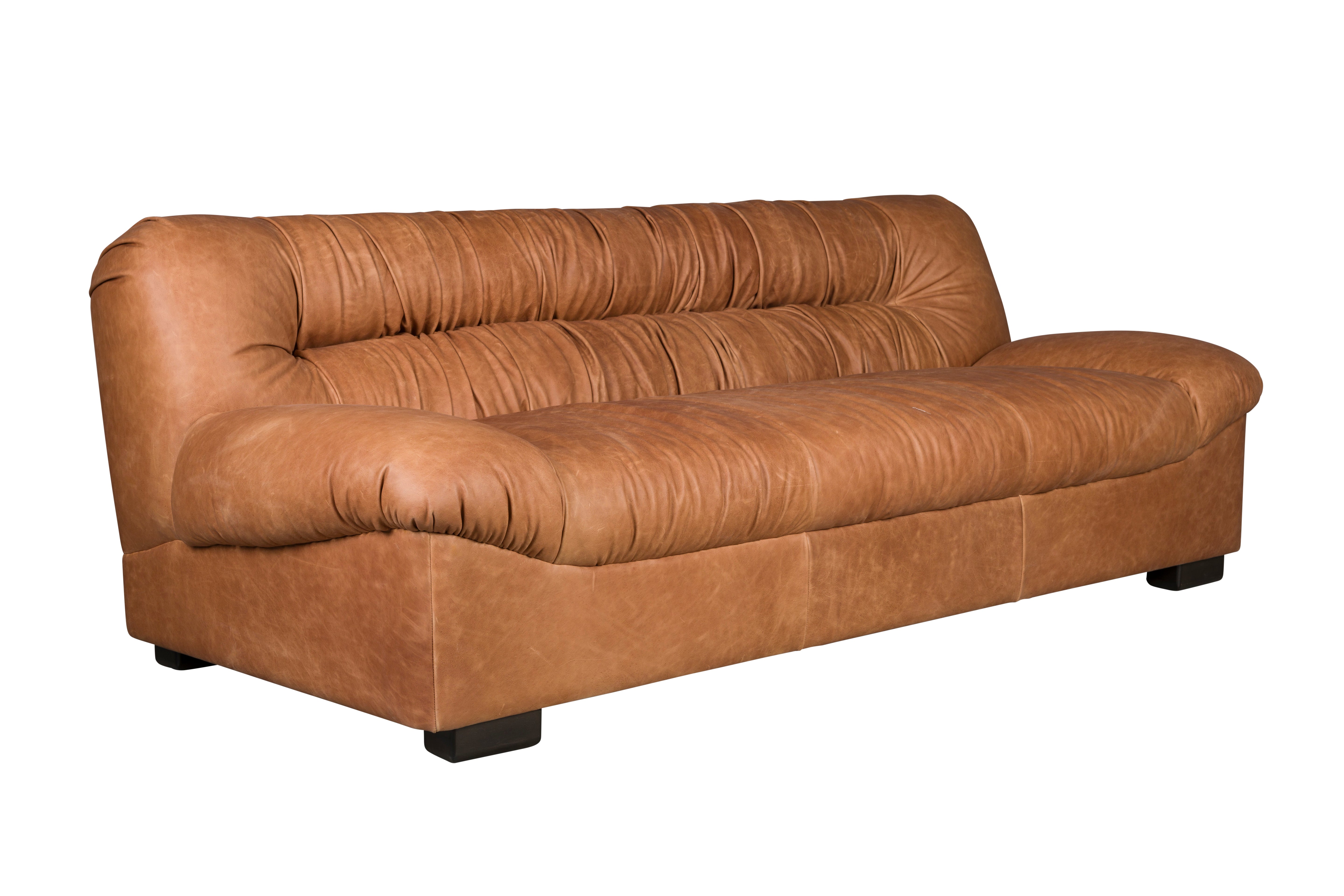 Sofa DOUGLAS cognac Leder