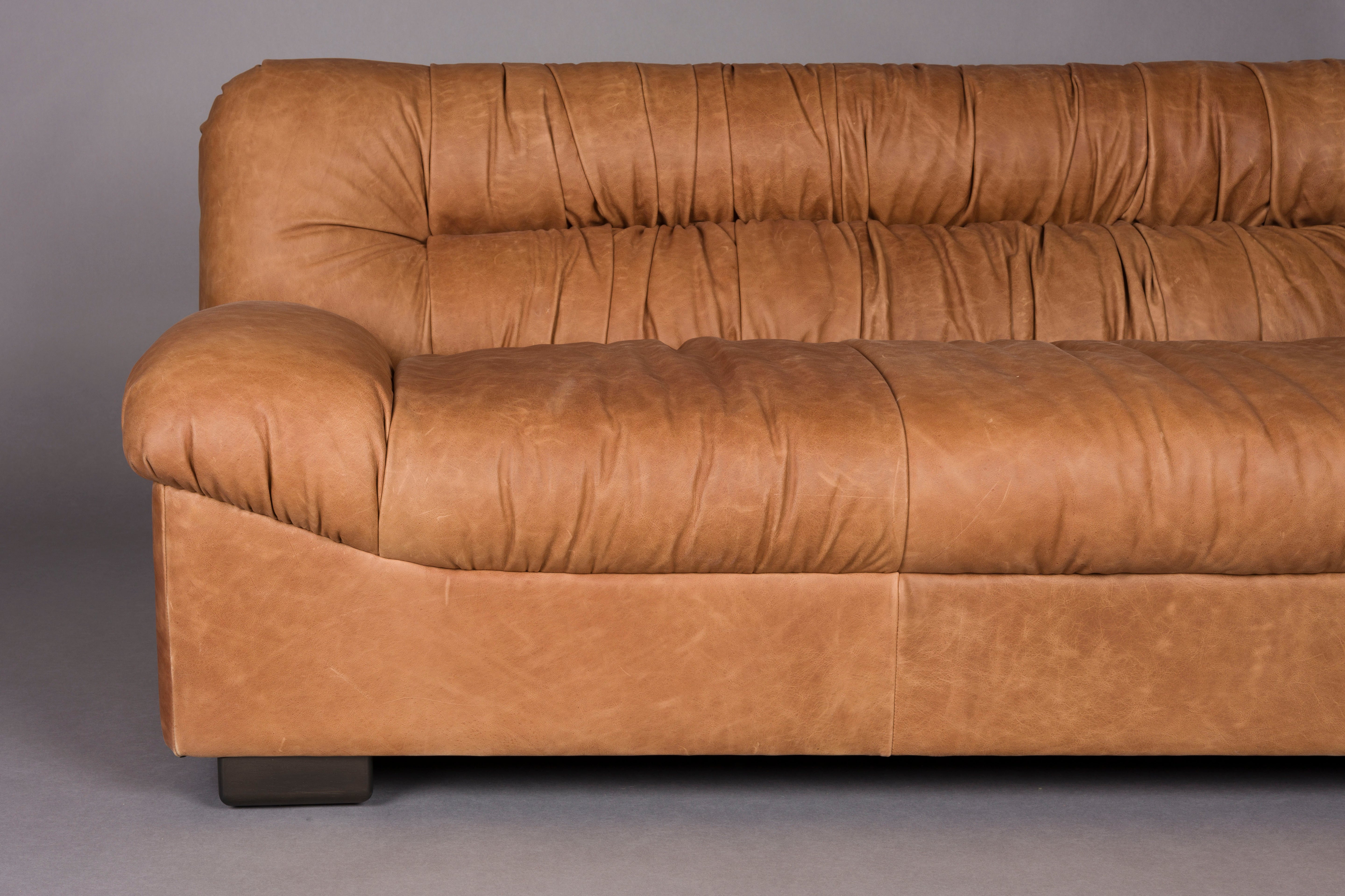 Sofa DOUGLAS cognac Leder