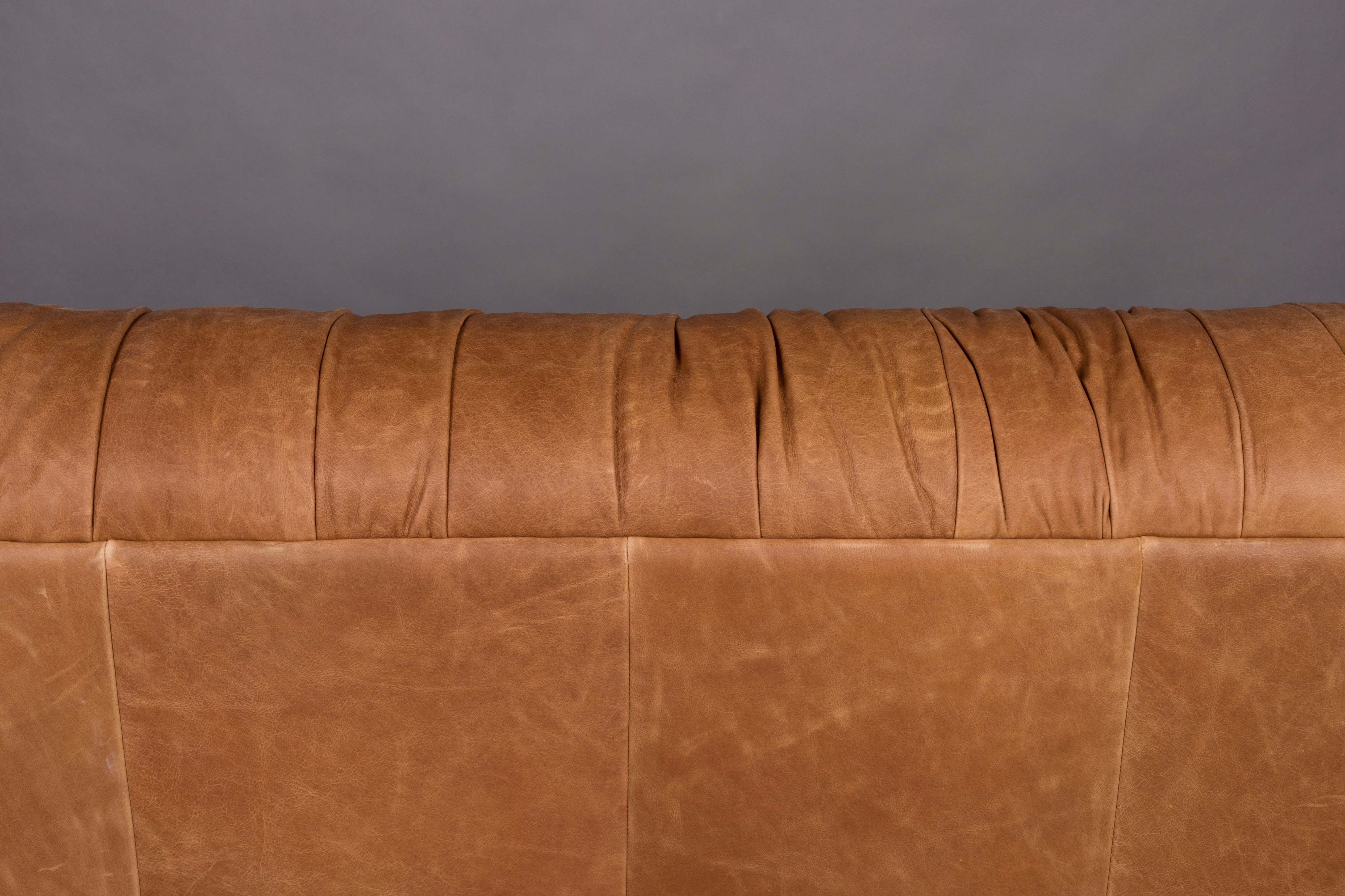 Sofa DOUGLAS cognac Leder