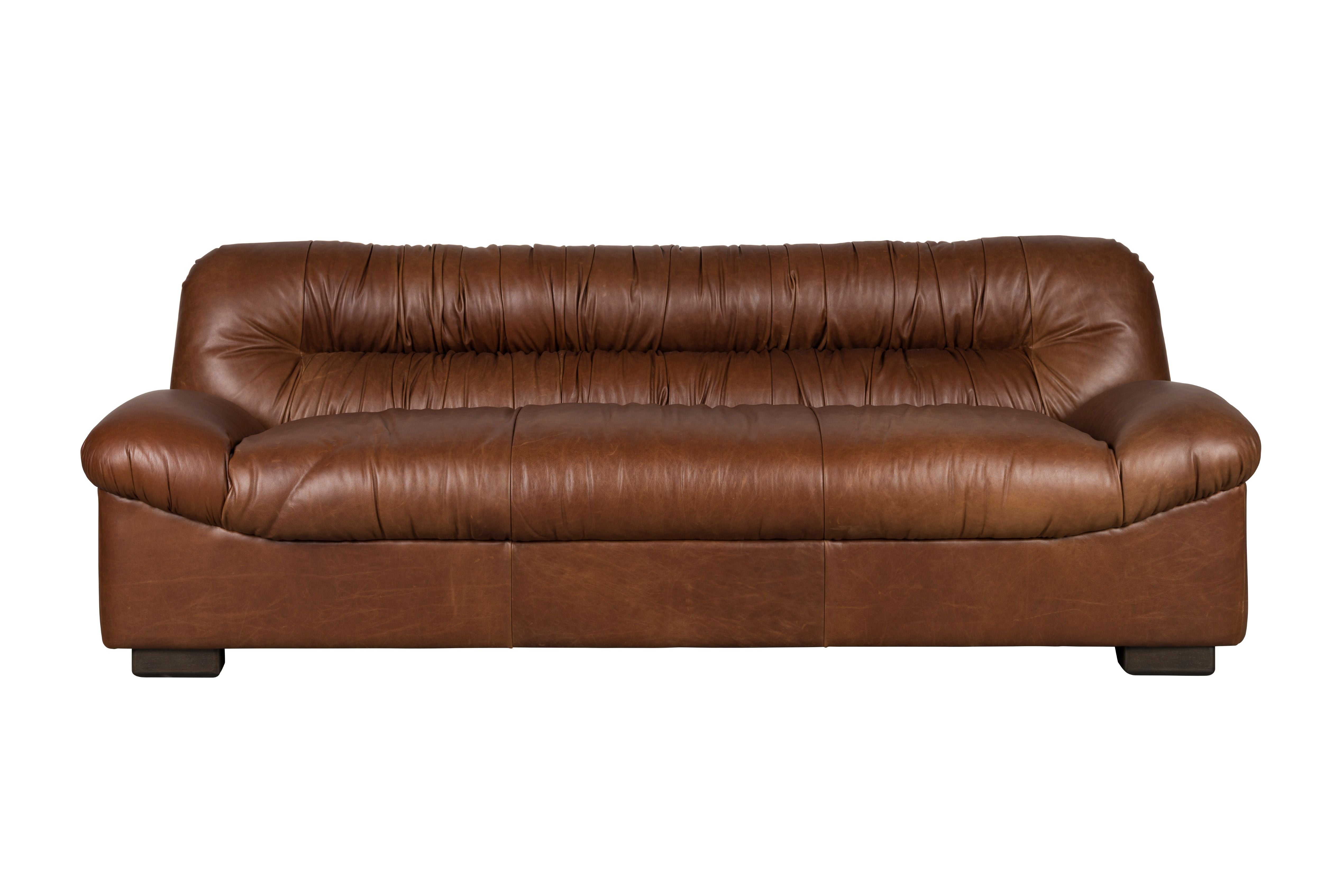Sofa DOUGLAS schokoladenbraunes Leder
