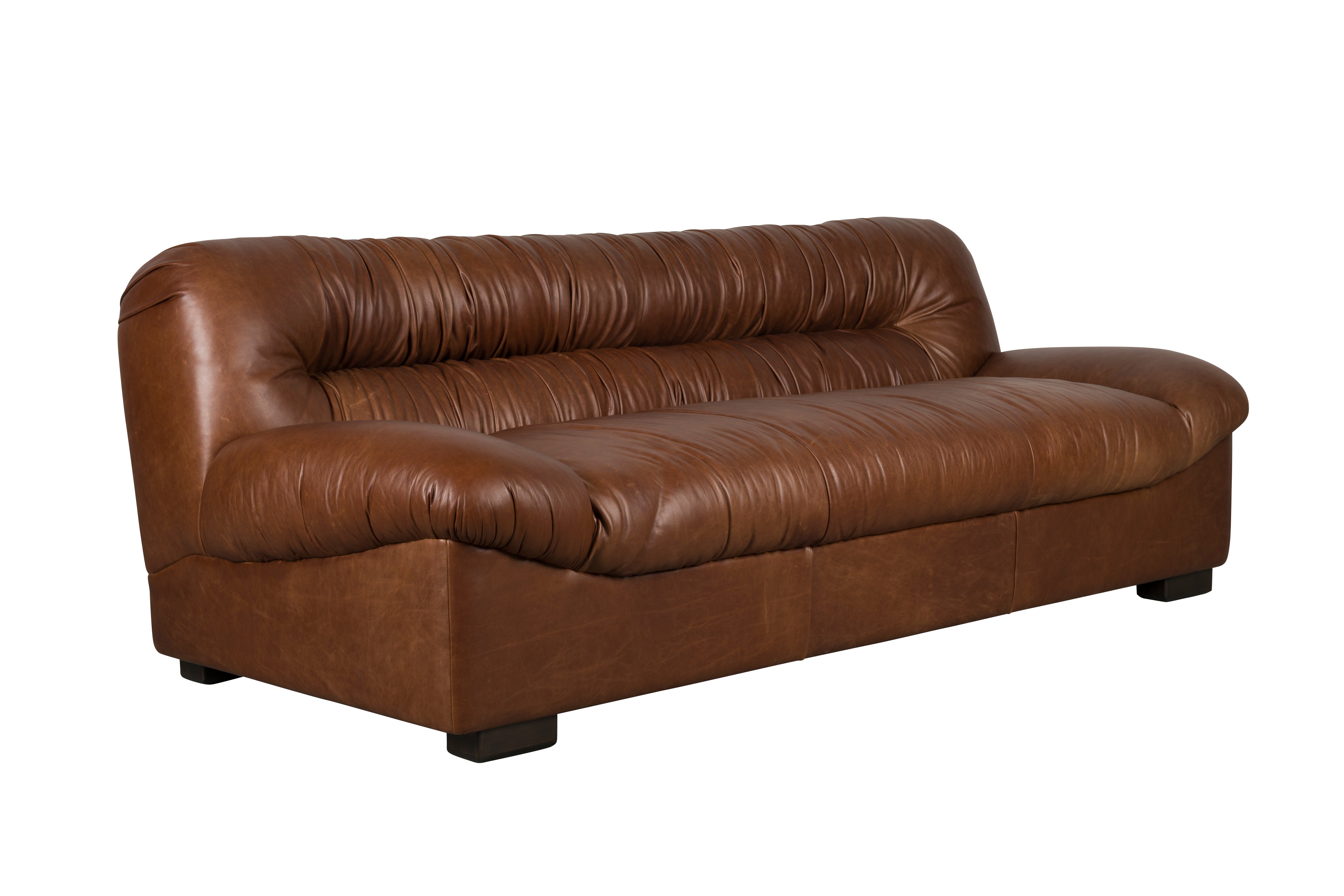 Sofa DOUGLAS schokoladenbraunes Leder