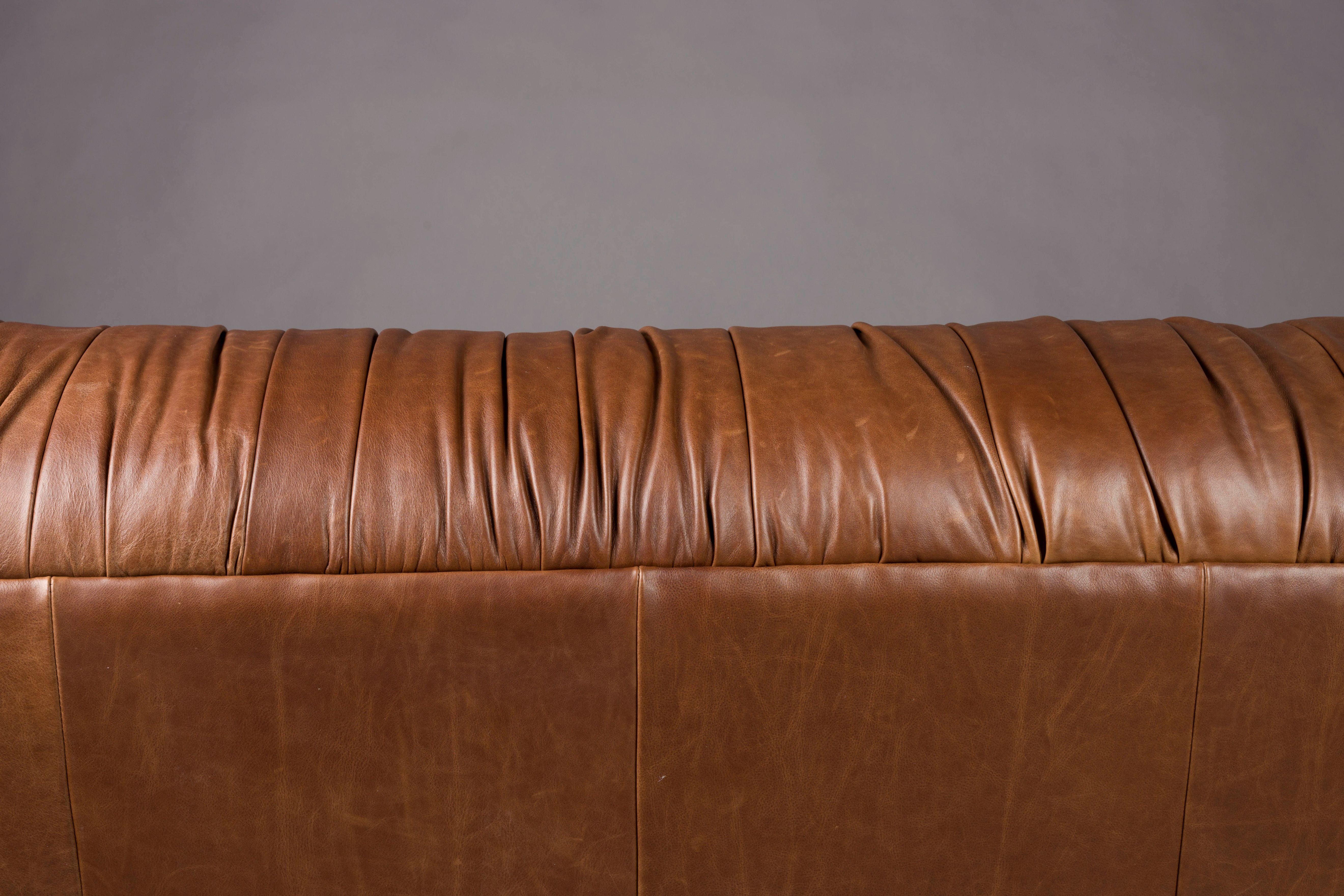 Sofa DOUGLAS schokoladenbraunes Leder