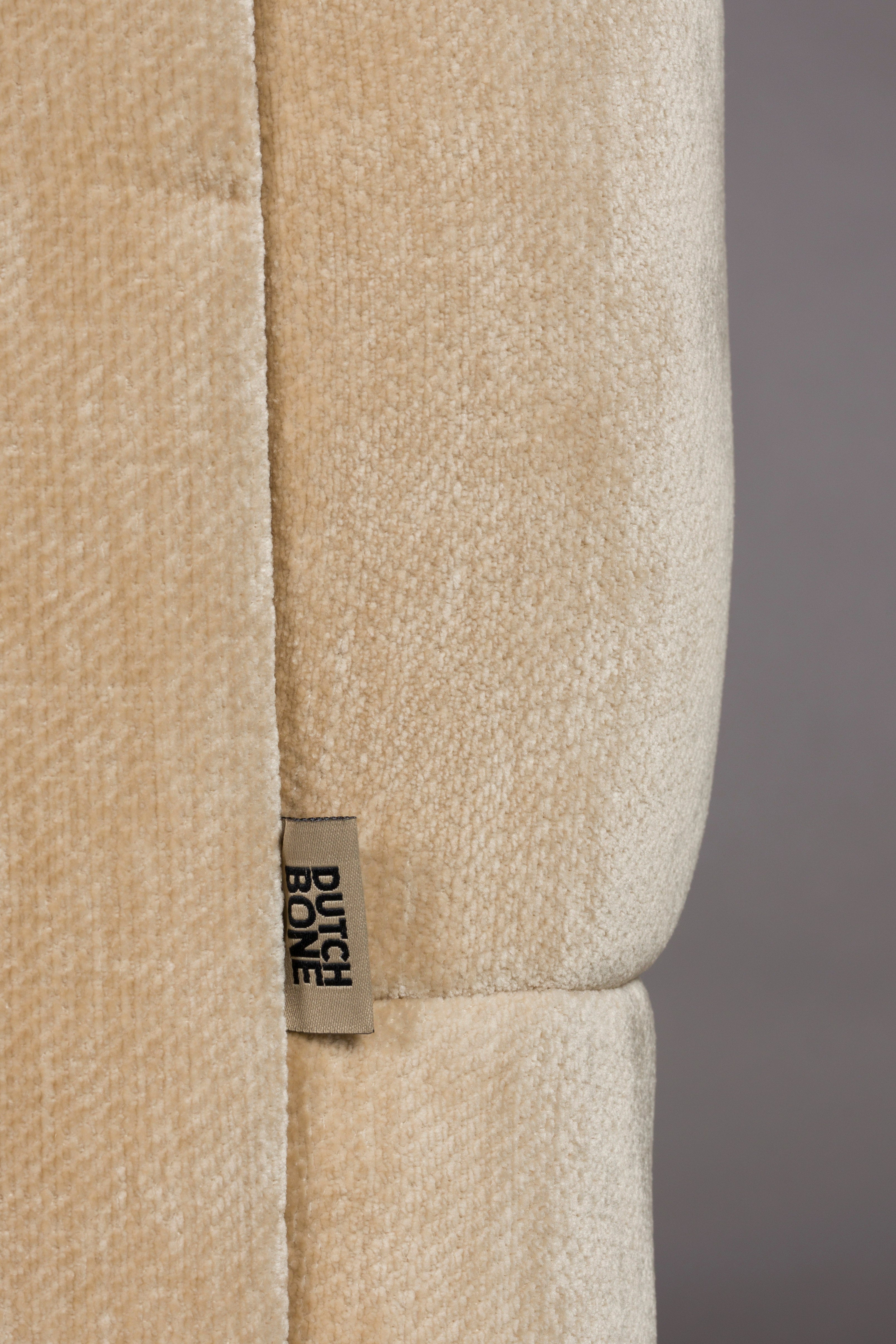 Sofa DOUGLAS beige fluweel