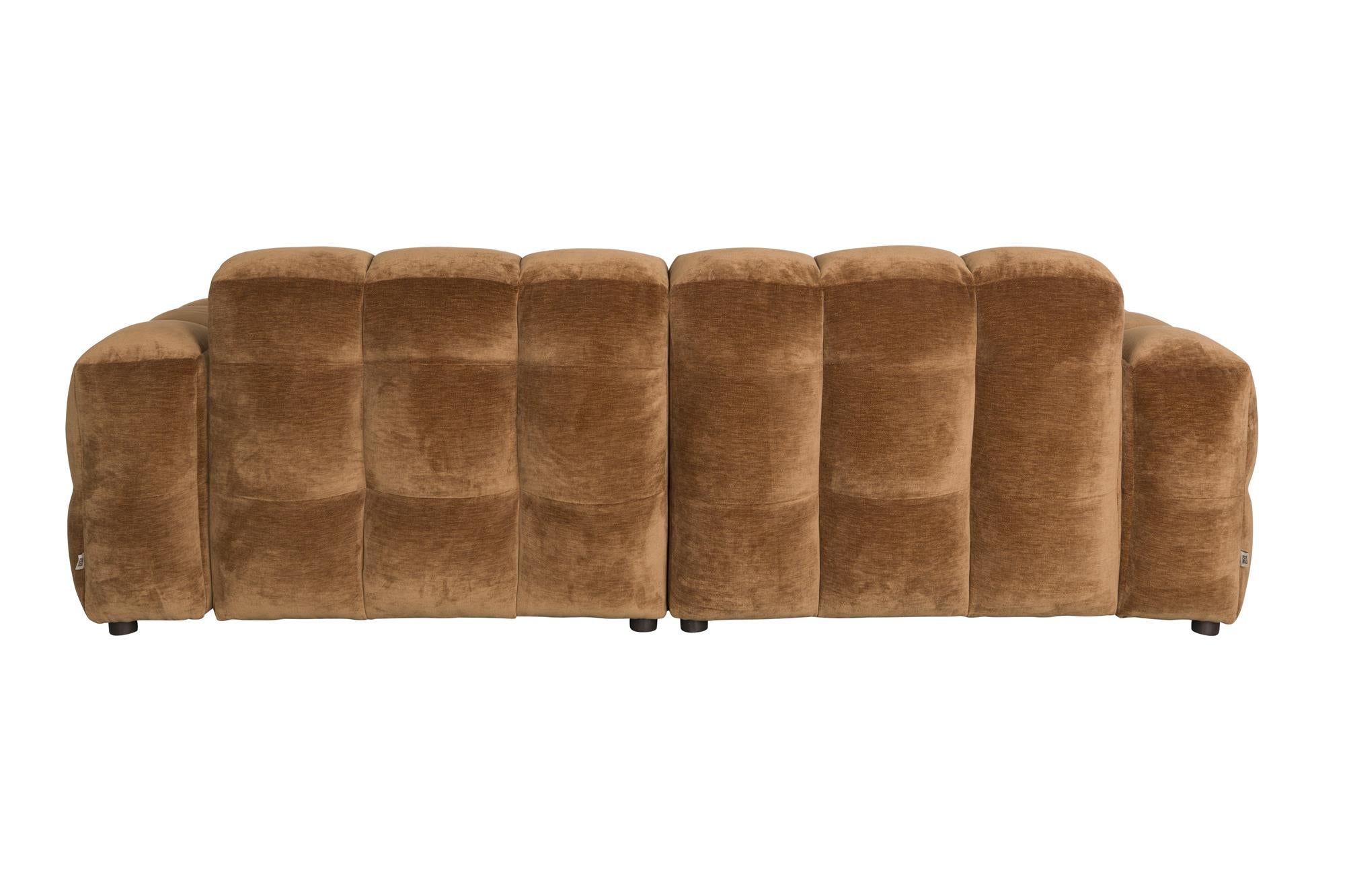 HACKMAN 3-Sitzer-Sofa, Cognac