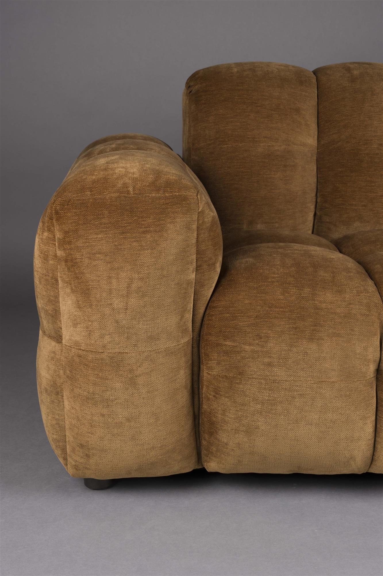 HACKMAN 3-Sitzer-Sofa, Cognac
