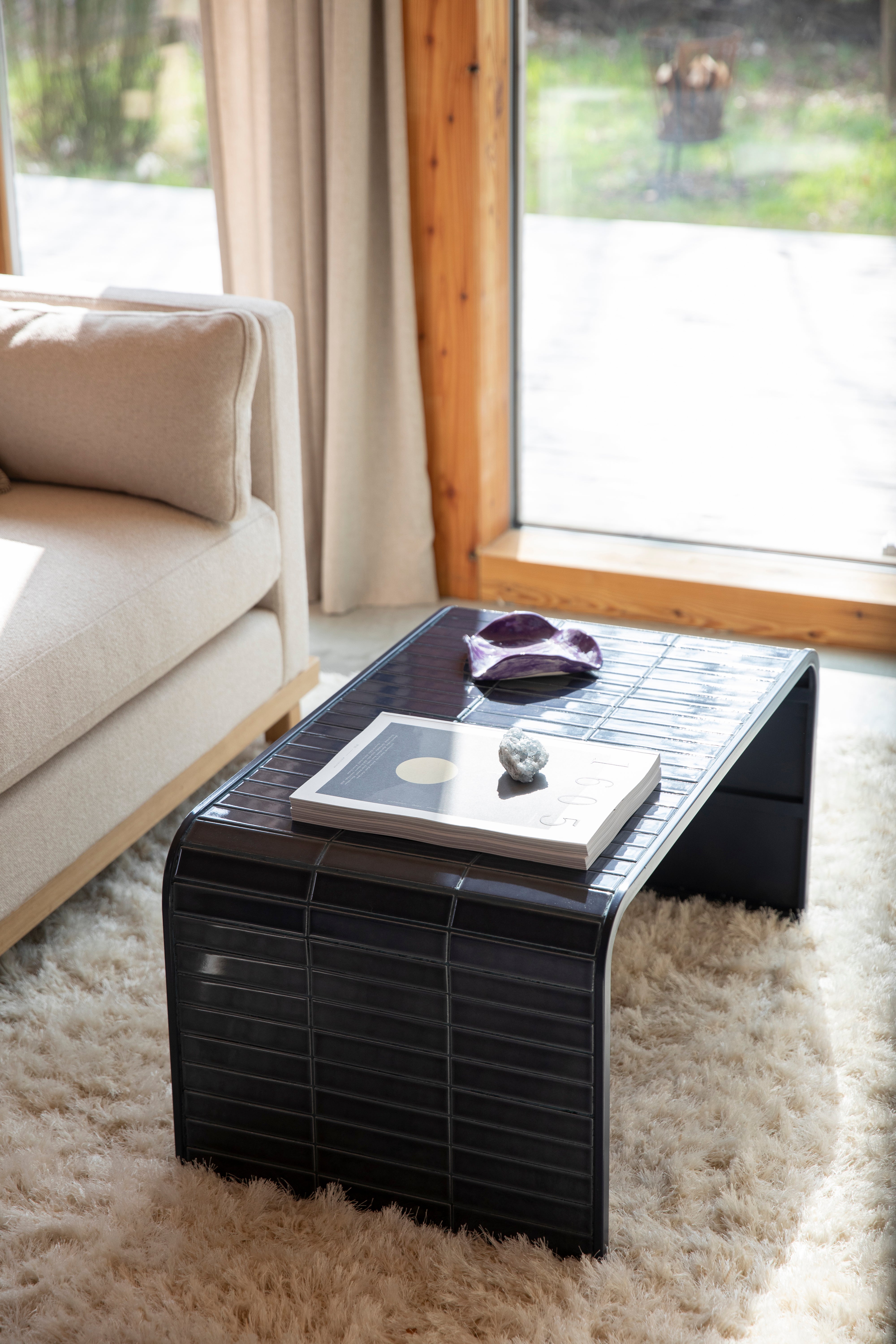 TILES blue coffee table