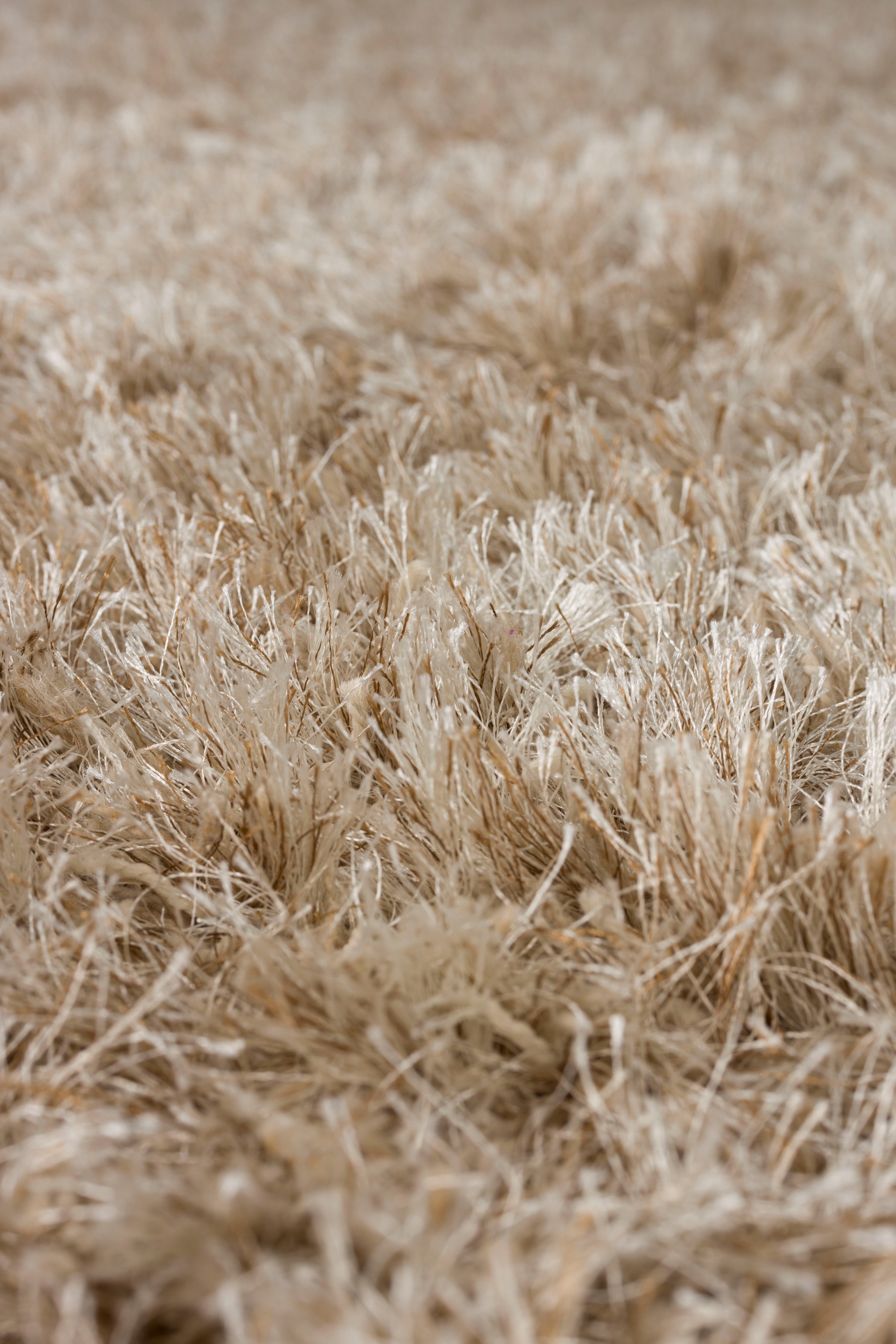 Teppich HAIRY dunkelbeige mit langem Flor