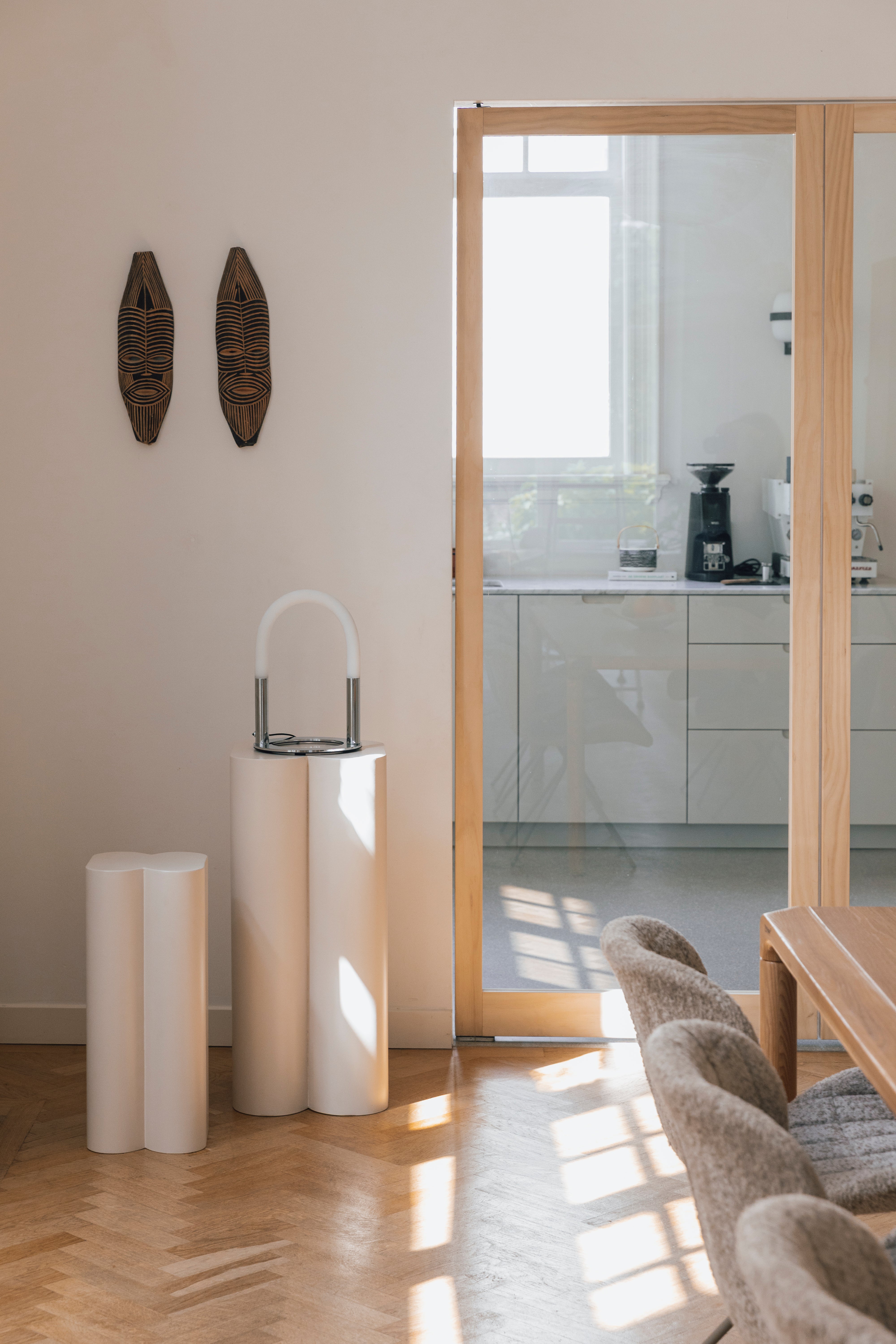 Lampa stołowa ARCH srebrny