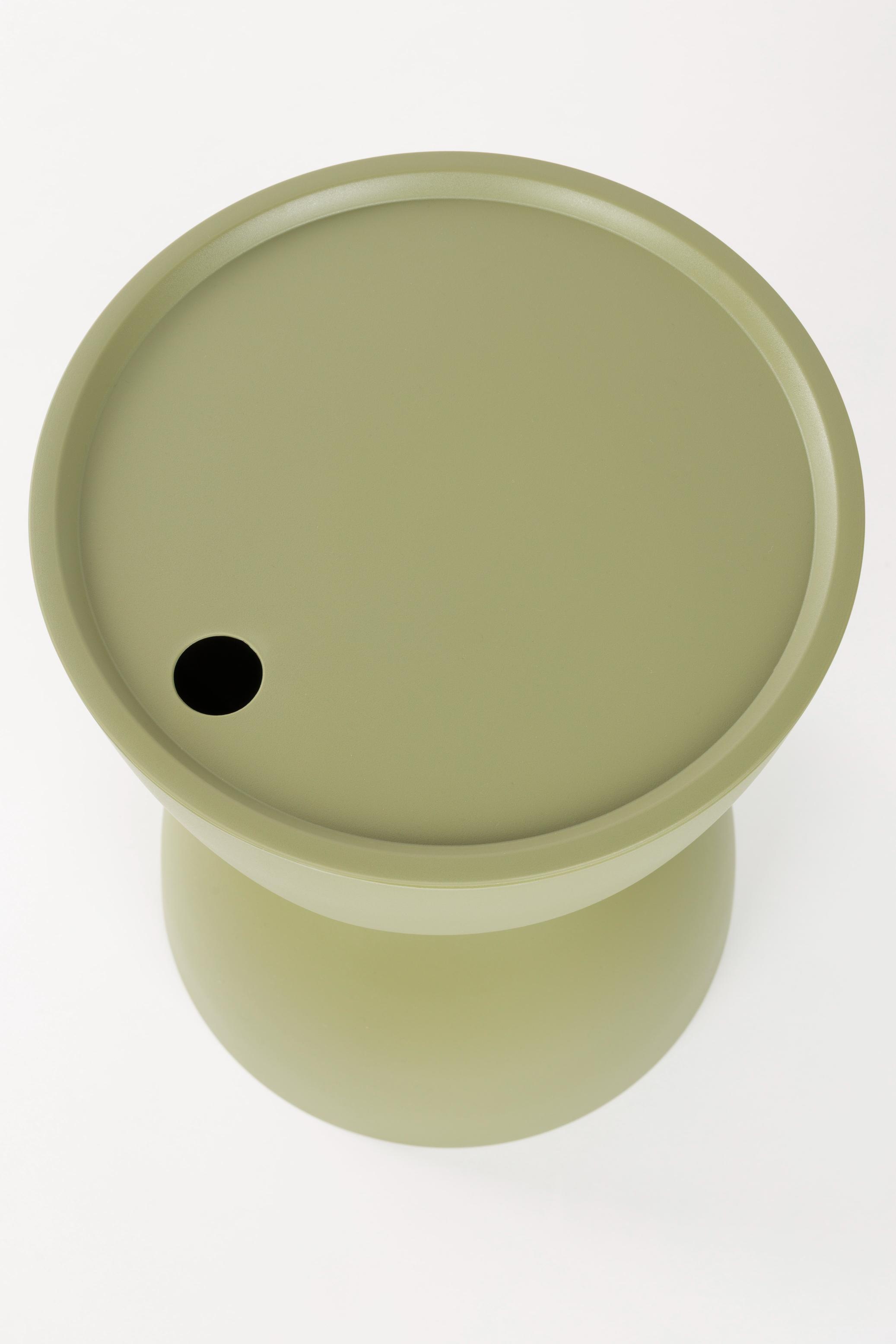 Gartenkaffee-Tisch mit Stauraum MARA grün