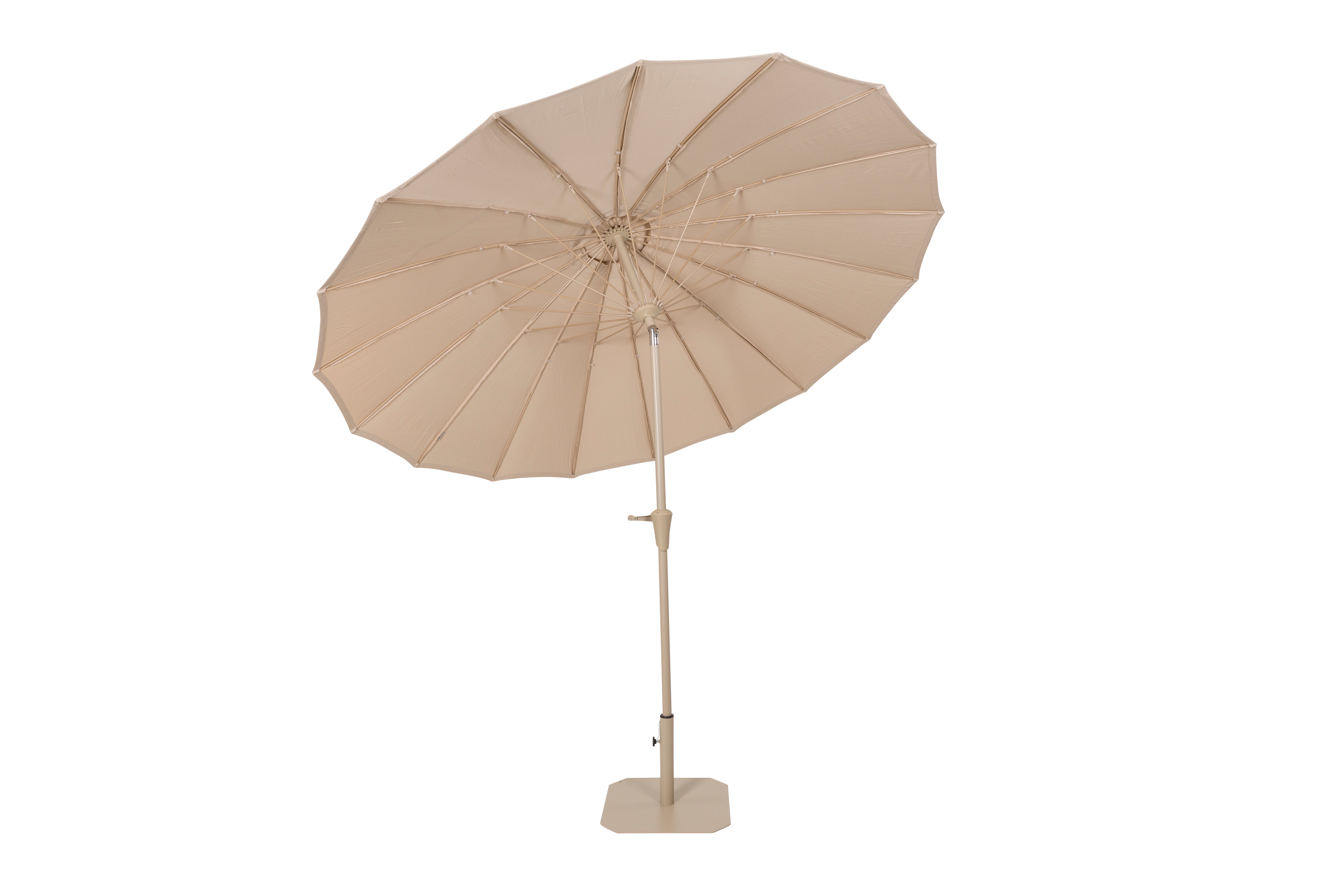 Parasol met voet SUNSHINE beige
