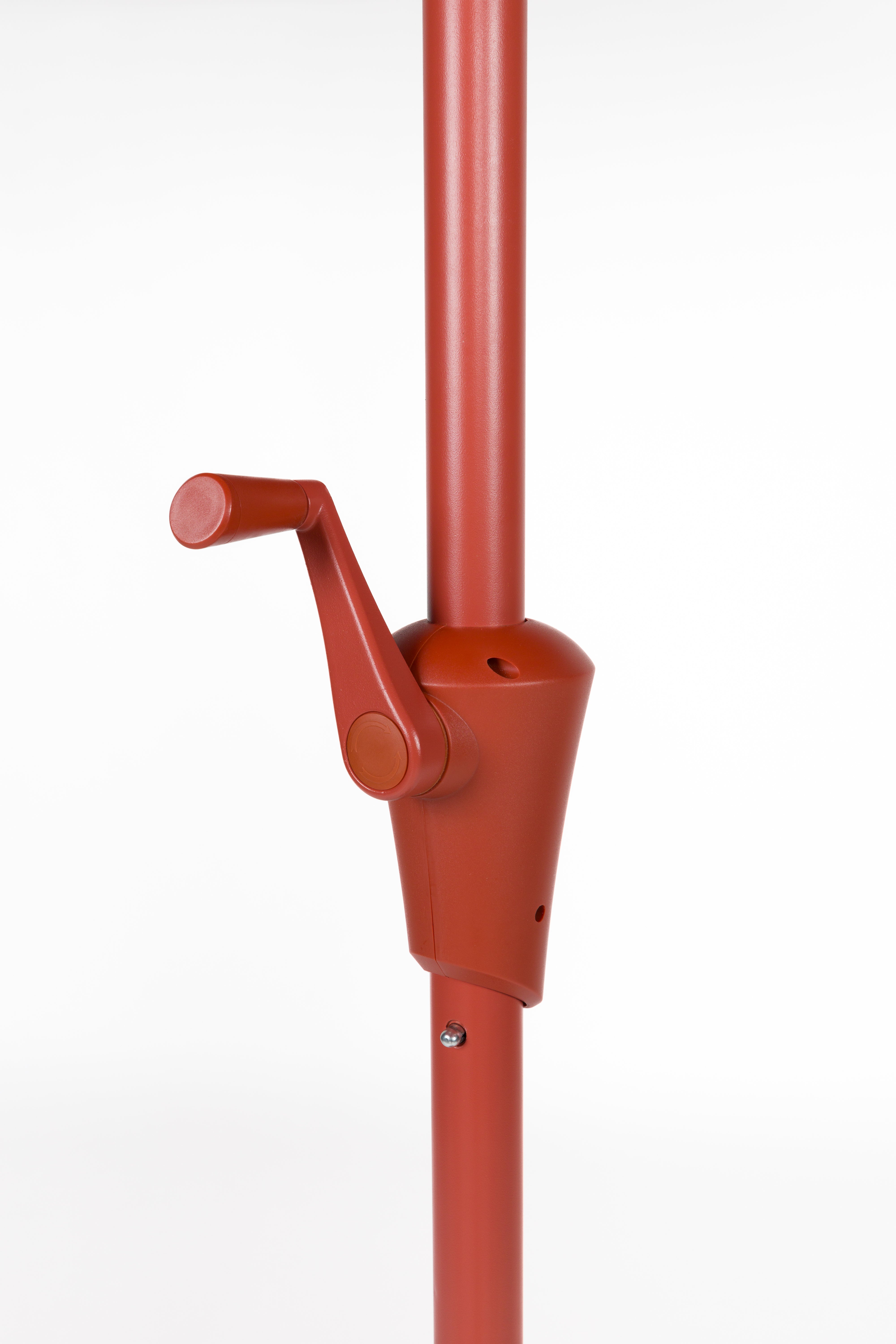 SUNSHINE red parasol with base