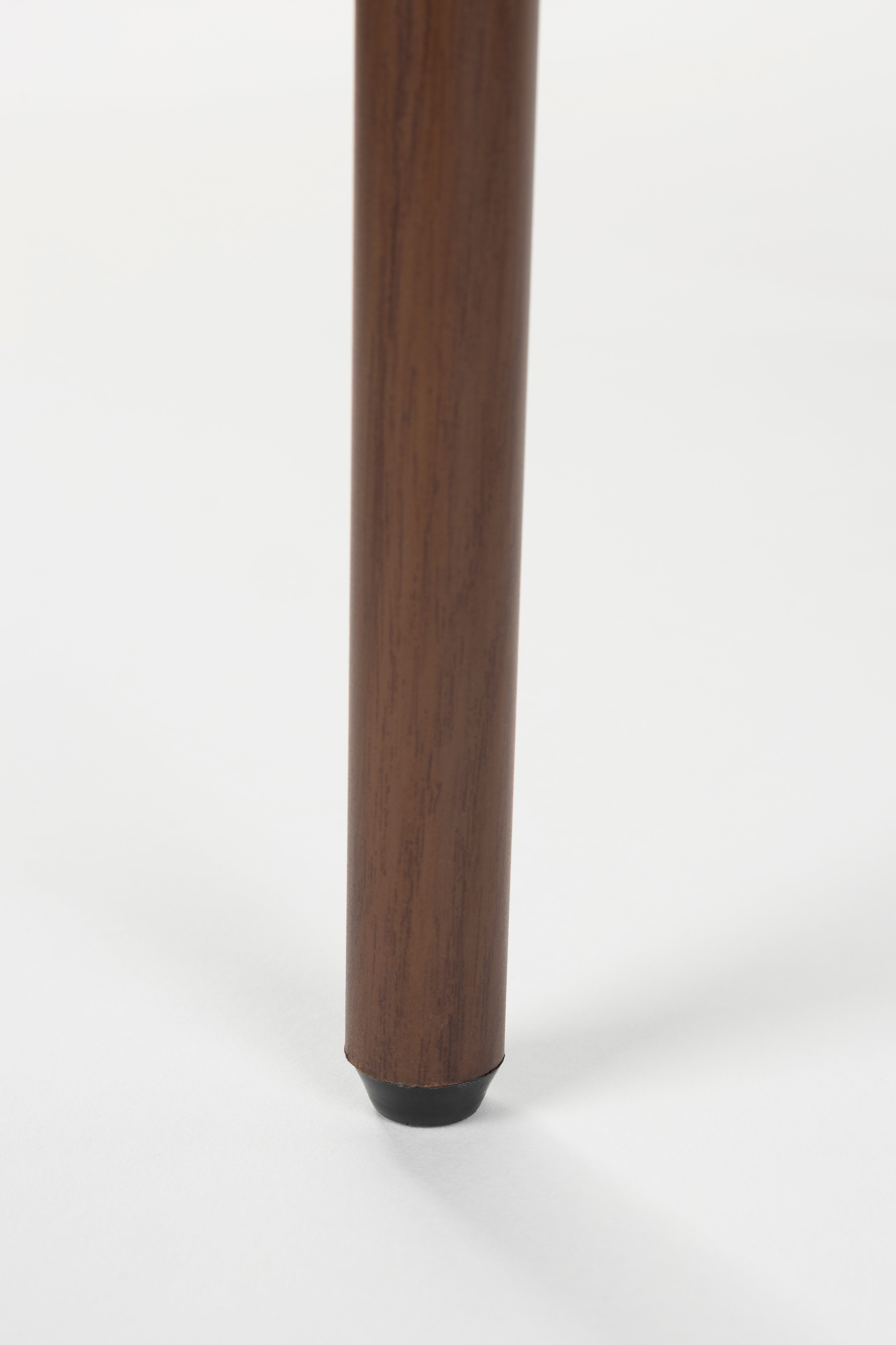 CLAES Chair Green with Brown Base