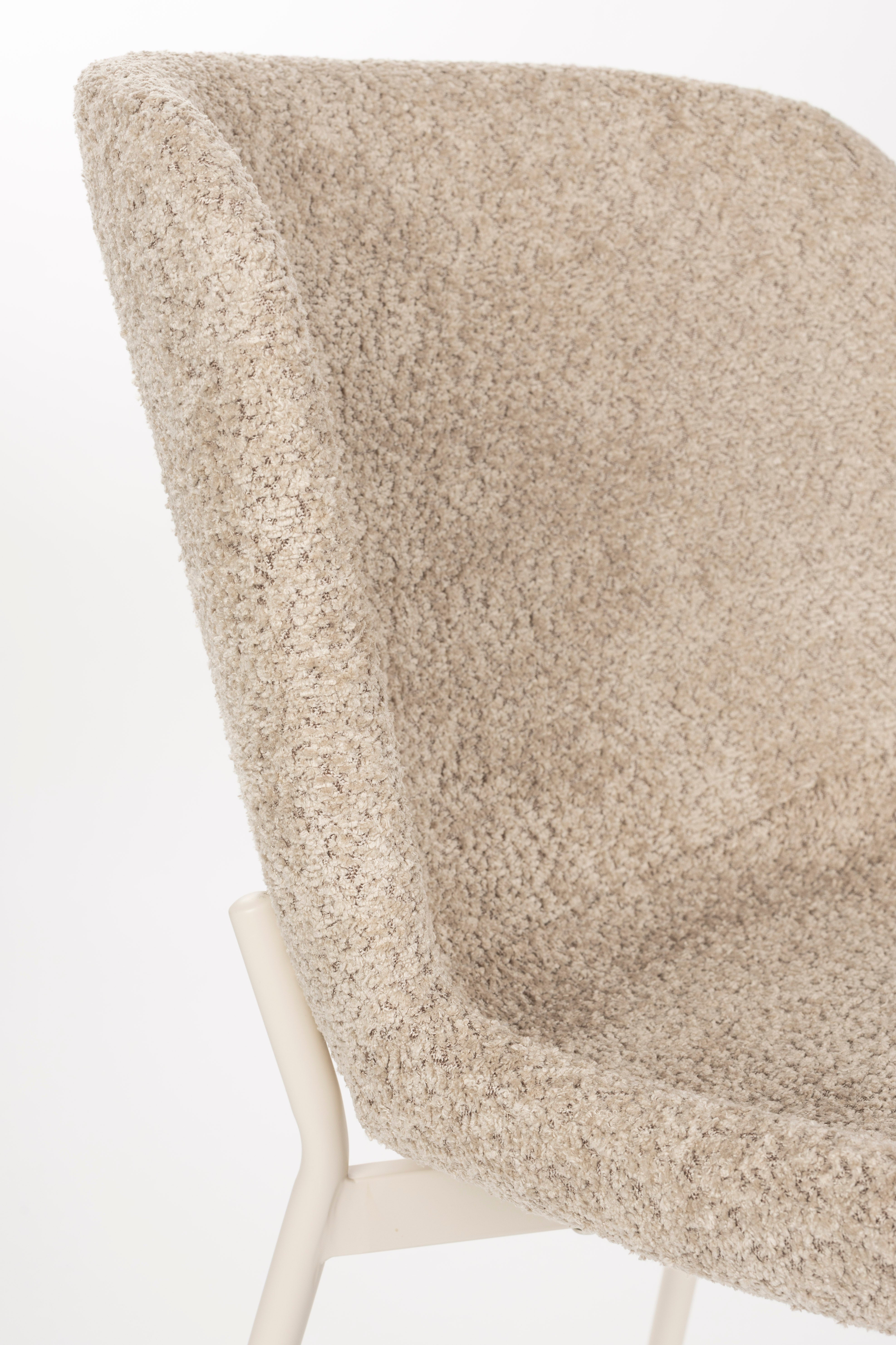 Stoel MARION lichtbruin met een beige basis