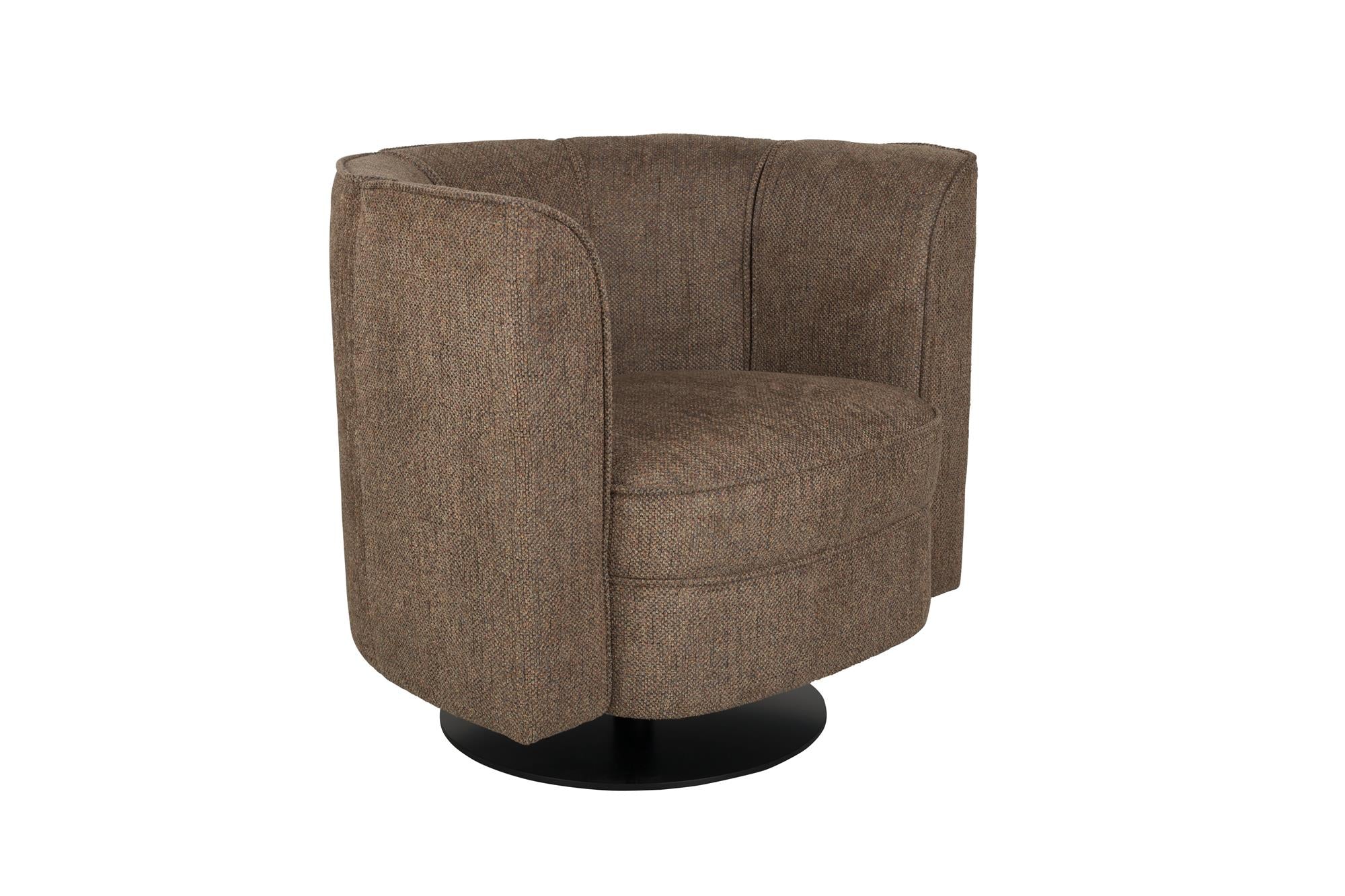 FLOWER Armchair brown
