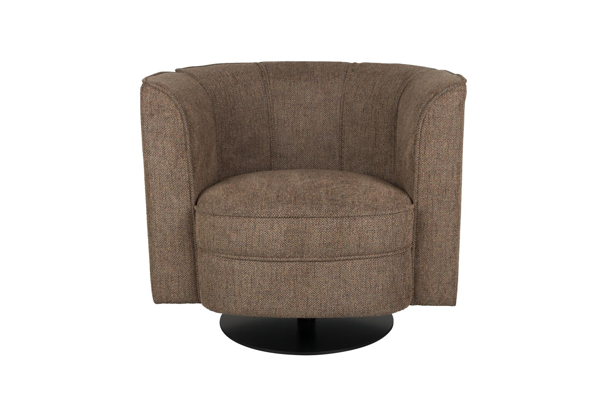 FLOWER Armchair brown