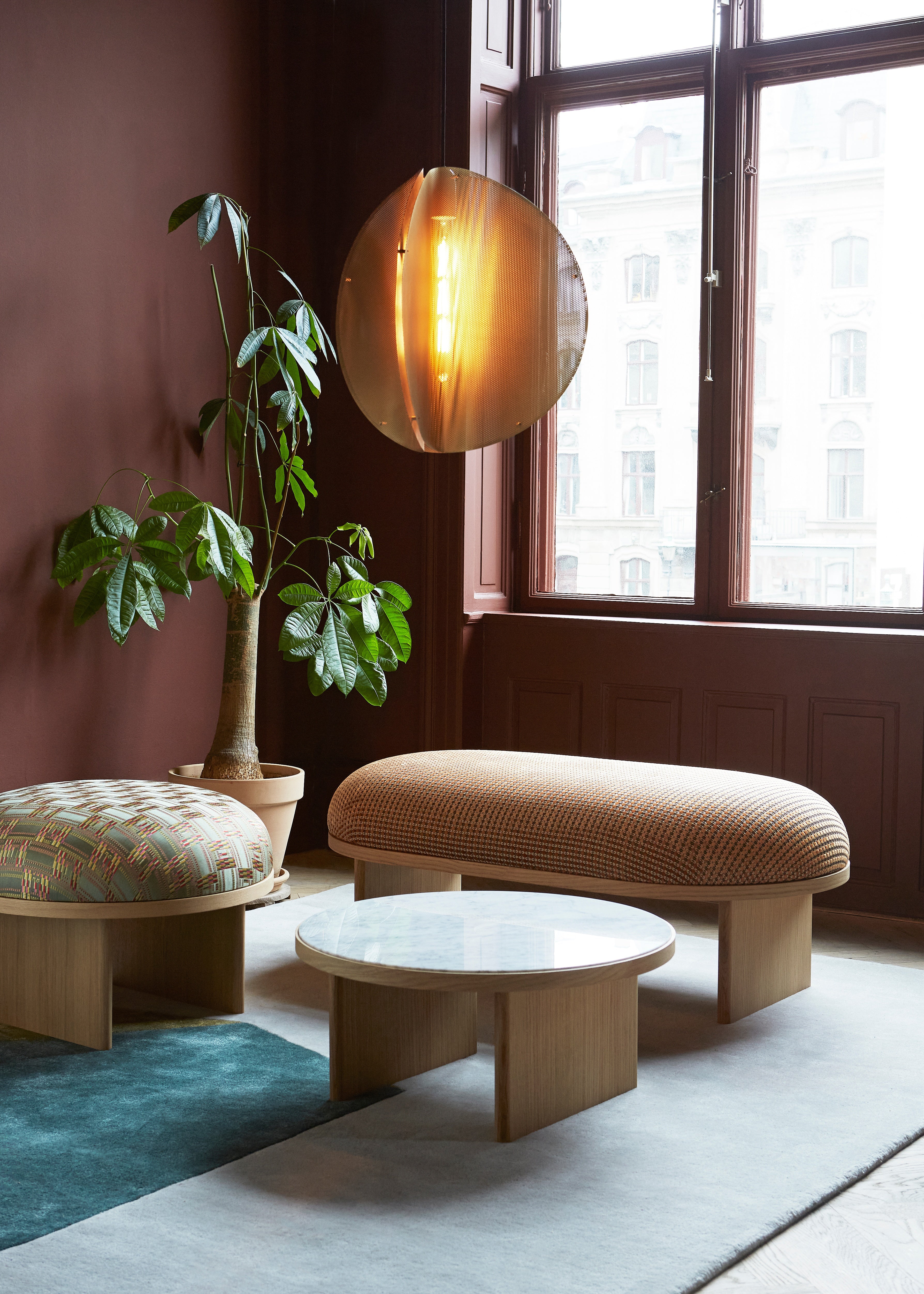 Hanglamp PROXIMA messing