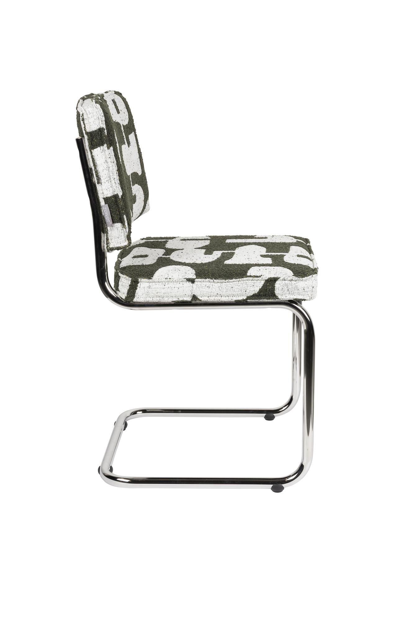 Ridge Deco Symbols Chair Green with White [Donata] [Amelia spr]