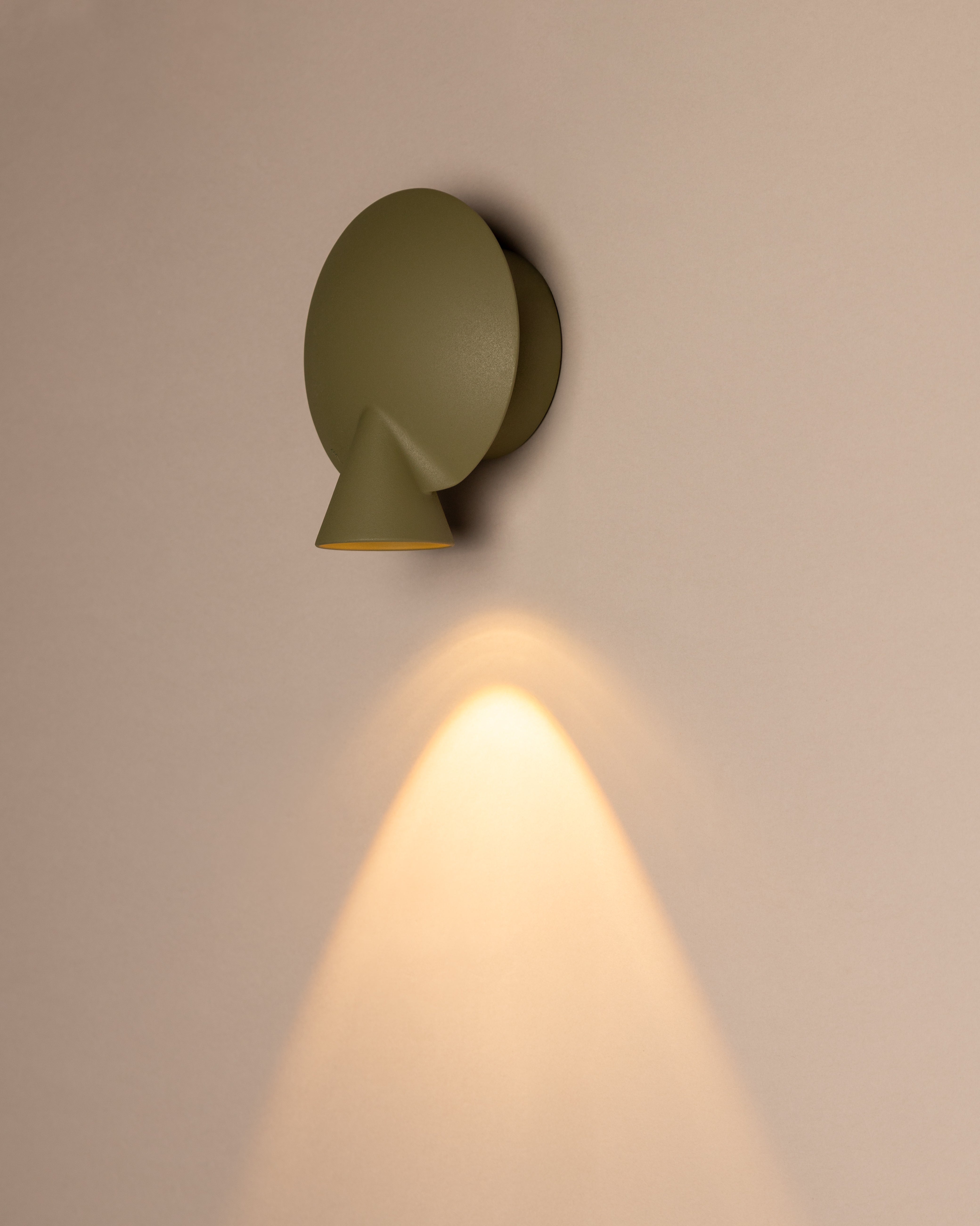 Lampa ścienna TORTUGA zielony