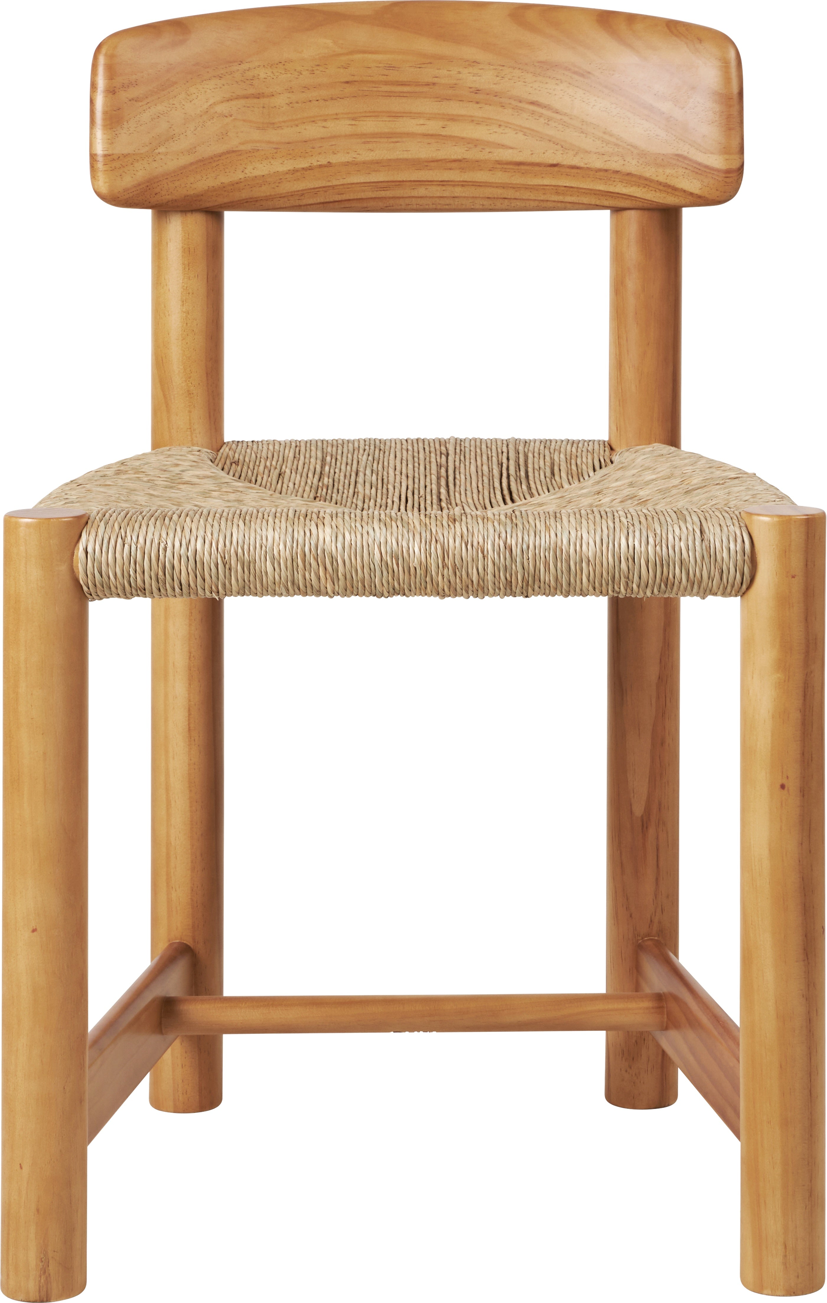 DAUMILLER chair made of pine wood with a woven seat