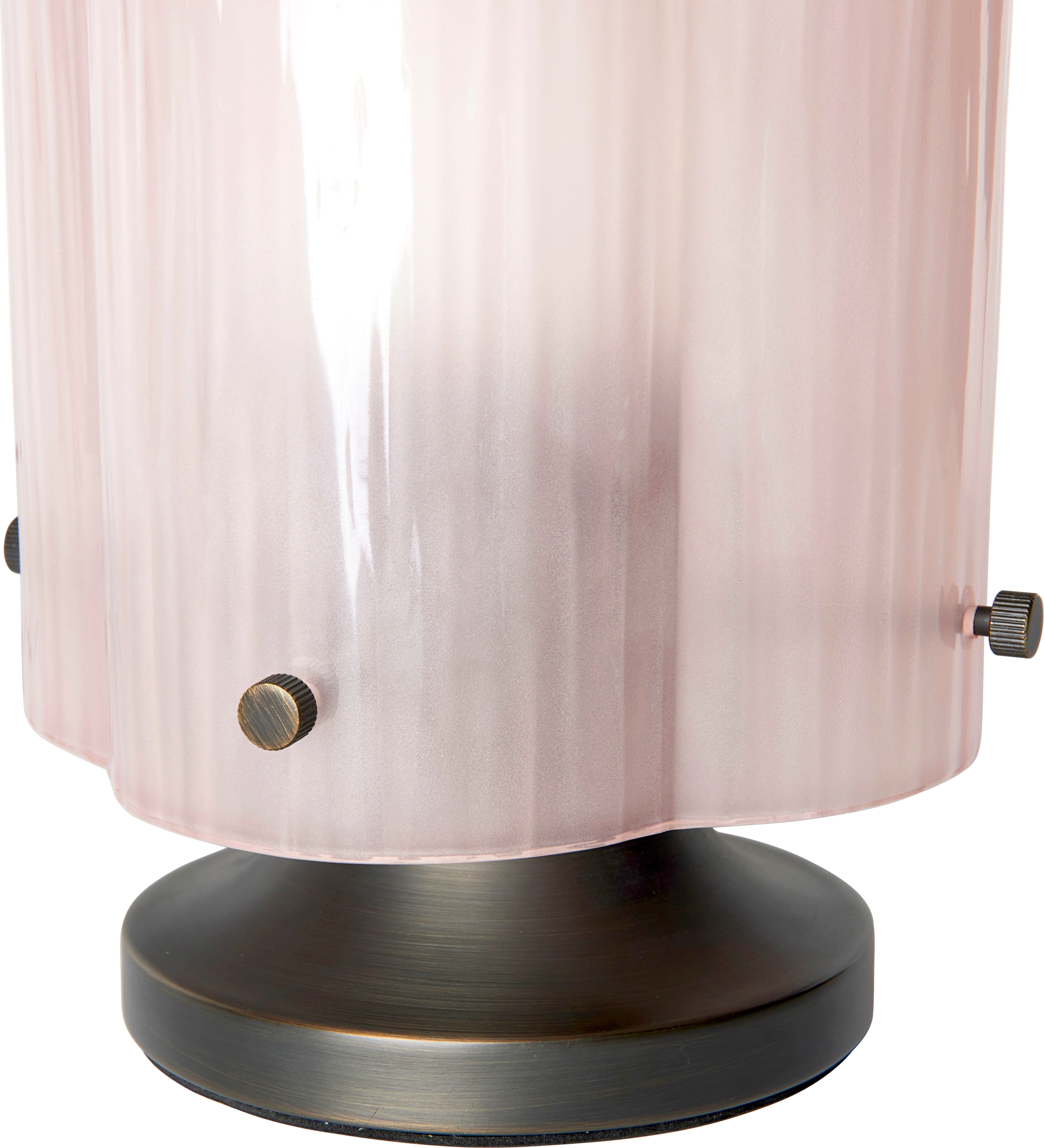 SEINE Pink Glass Table Lamp