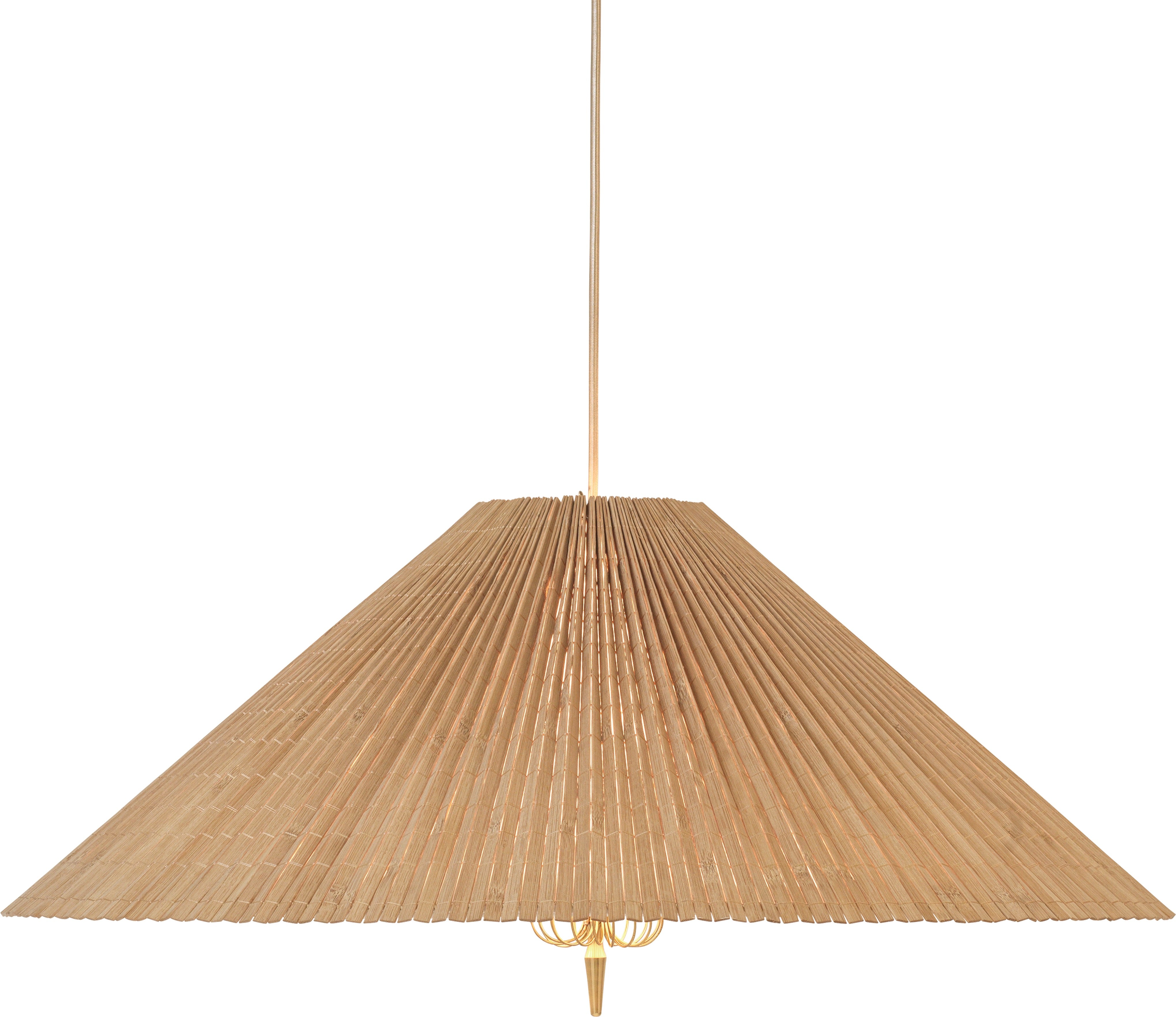 Hanglamp 1972 bamboes
