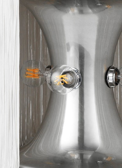 Table lamp MODEL 597 polished aluminum