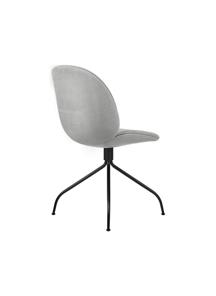 Drehstuhl BEETLE gepolstert mit schwarzem Fuß