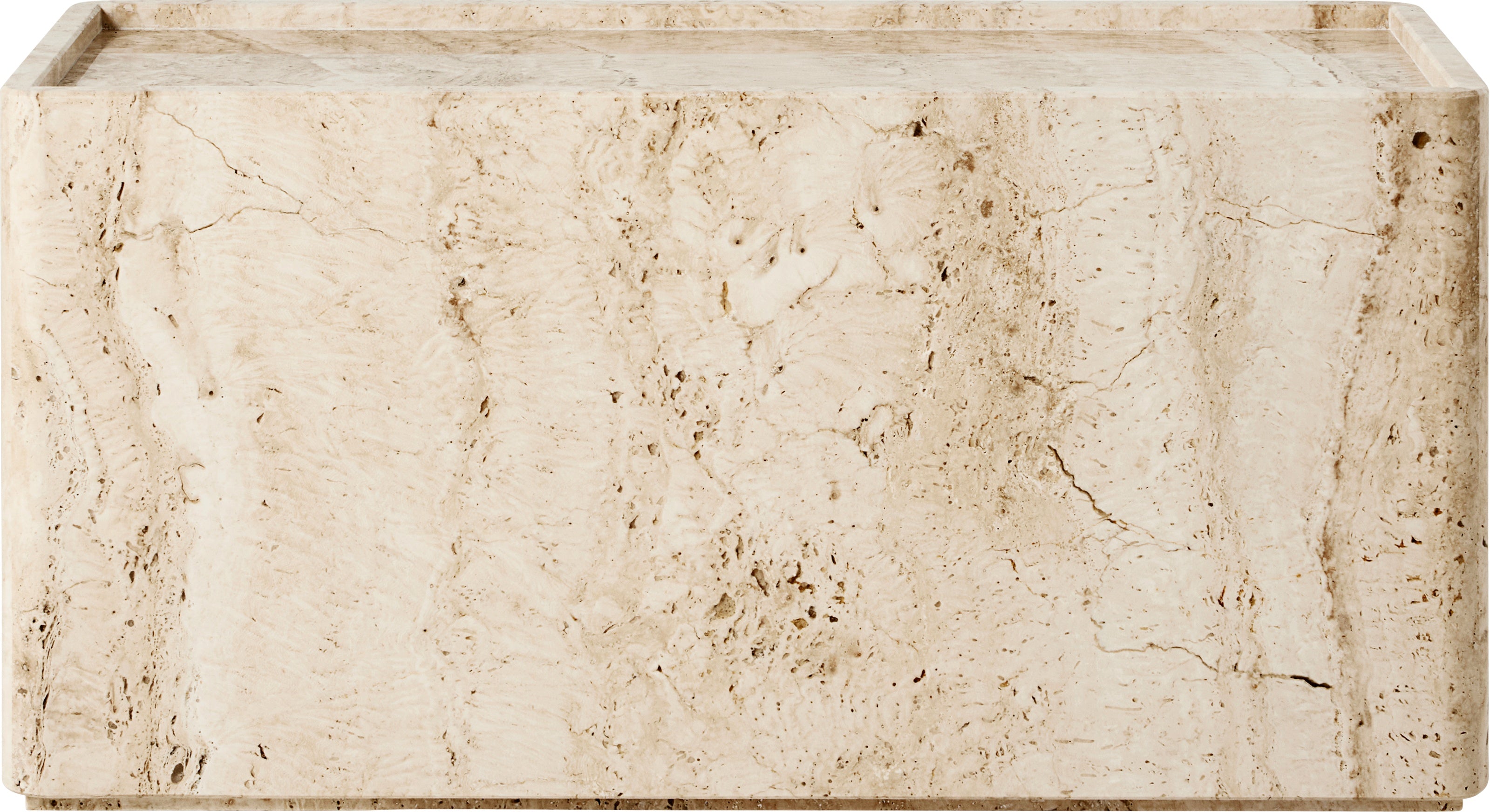 Koffietafel PIETRA crème travertijn