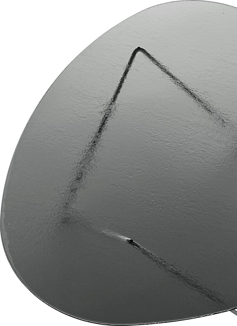 PEDRERA Coffee Table with Smoked Glass and Chrome Base