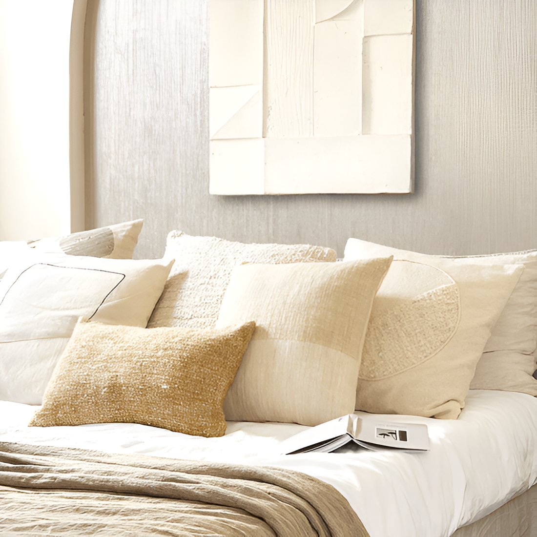 RICAMARE Creme Kissen