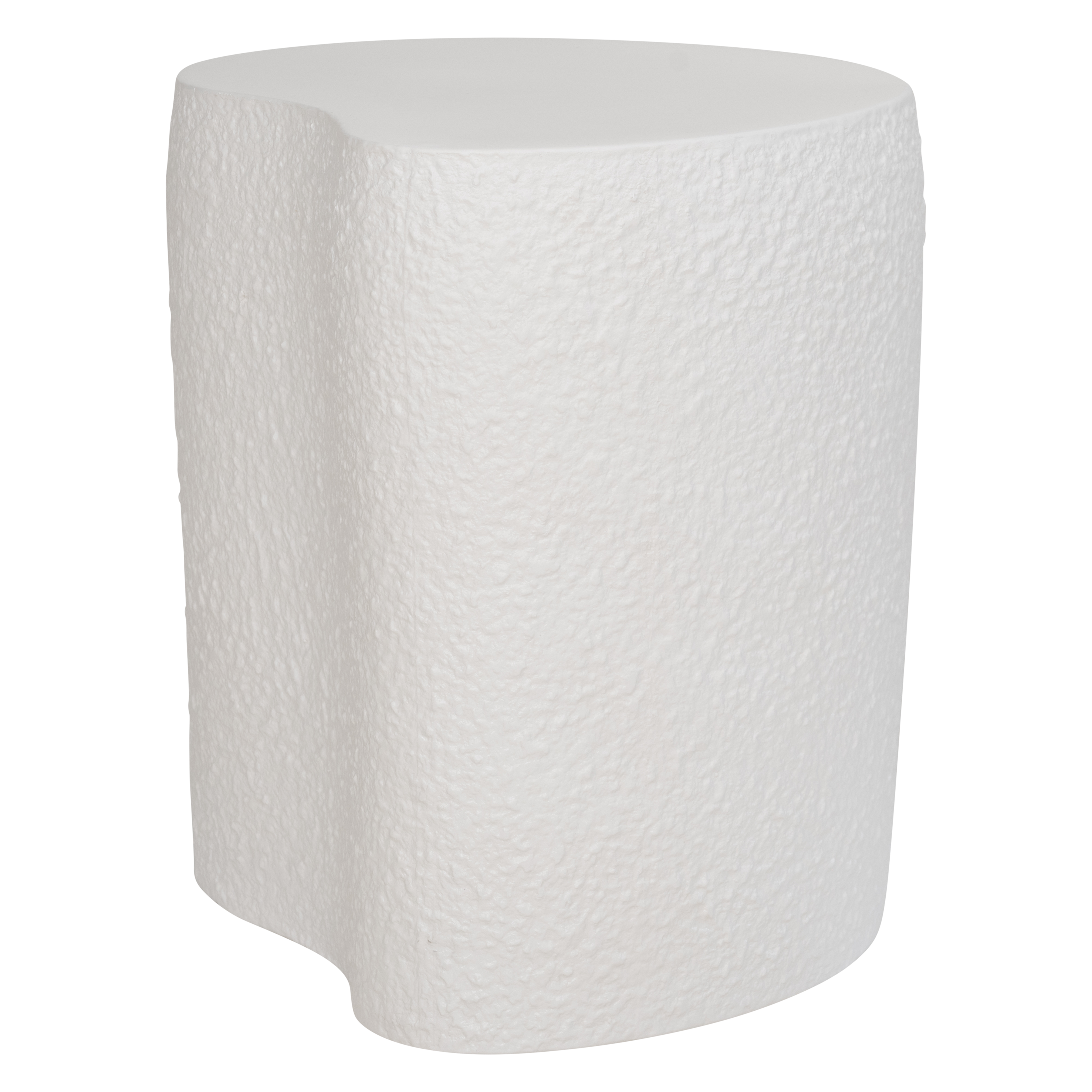 Bijzettafel PETRA witte keramiek