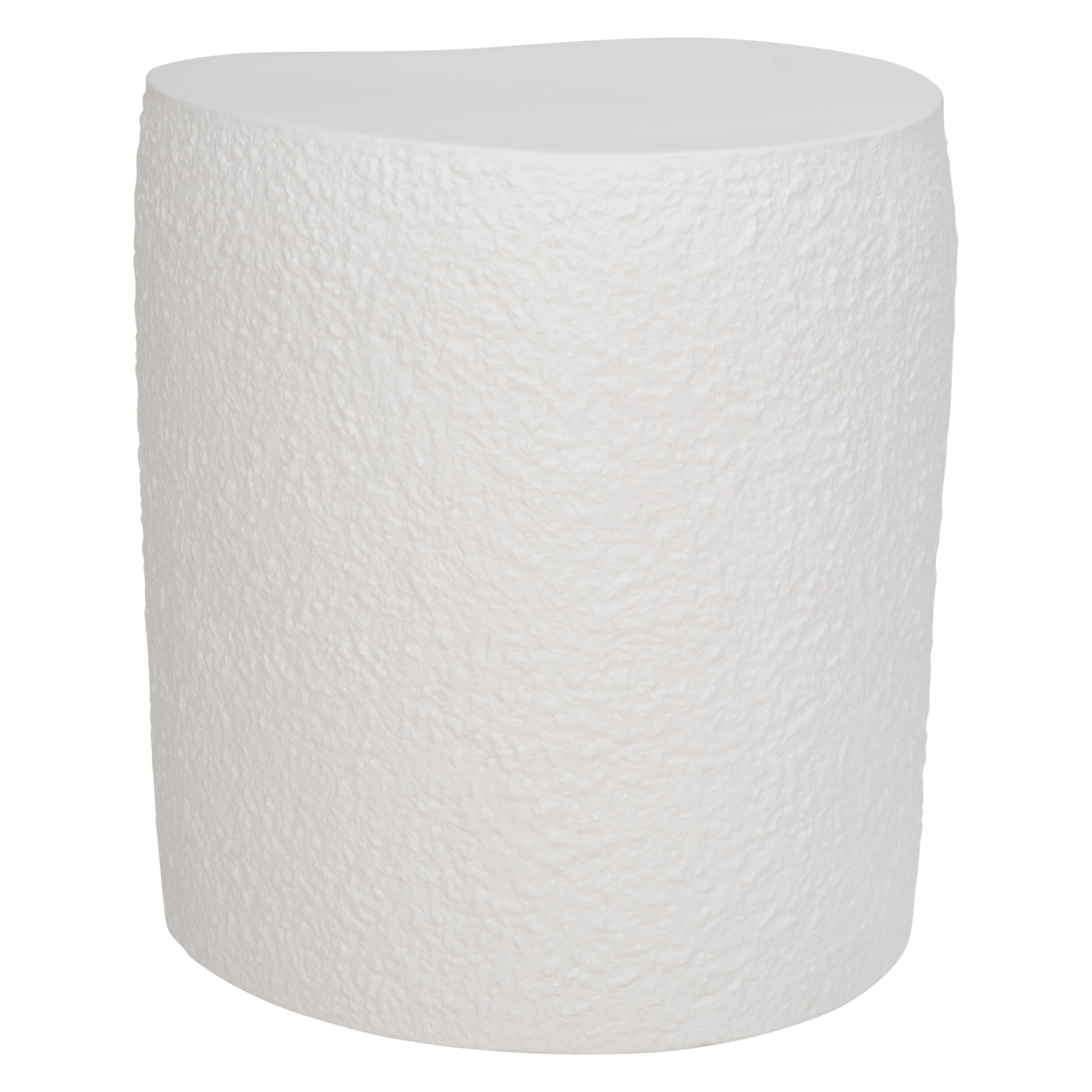 Bijzettafel PETRA witte keramiek