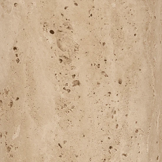 Tafellamp MARMO travertijn met katoenen kap