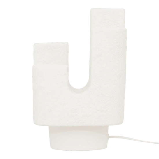 Cuarto table lamp white ceramics