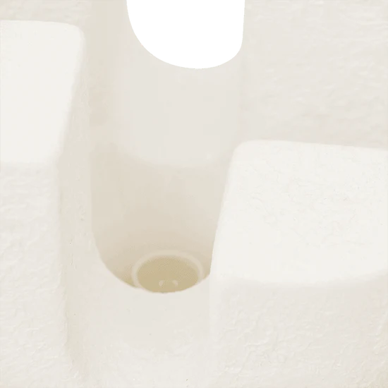 Cuarto table lamp white ceramics