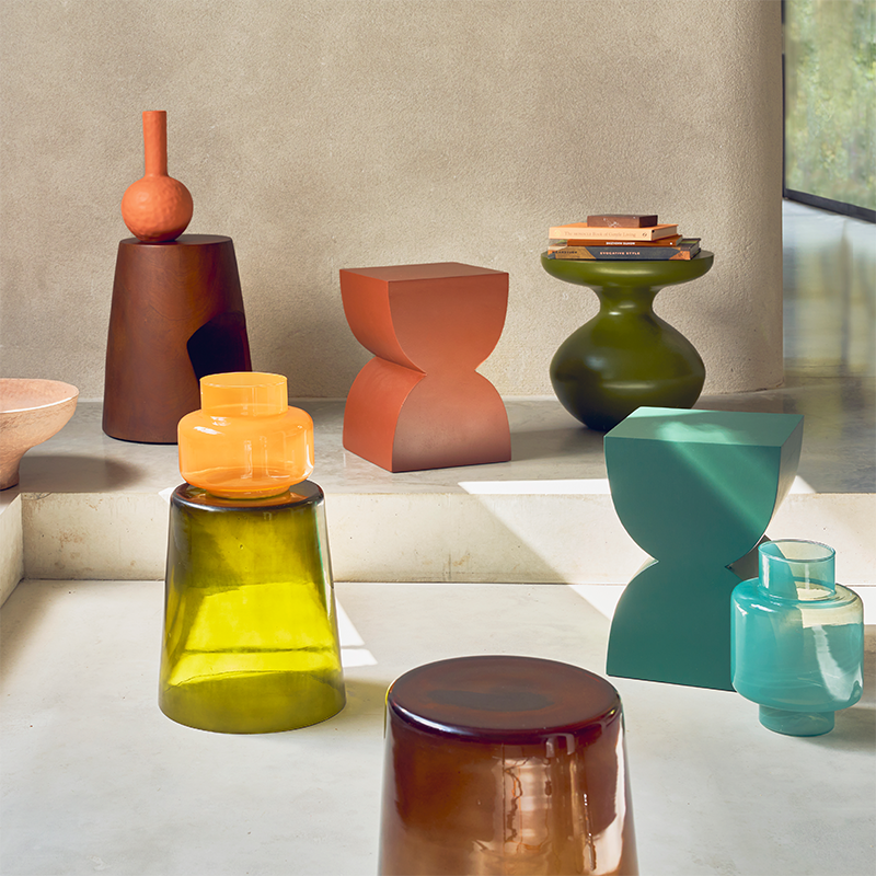 Beistelltisch KAI Braunglas