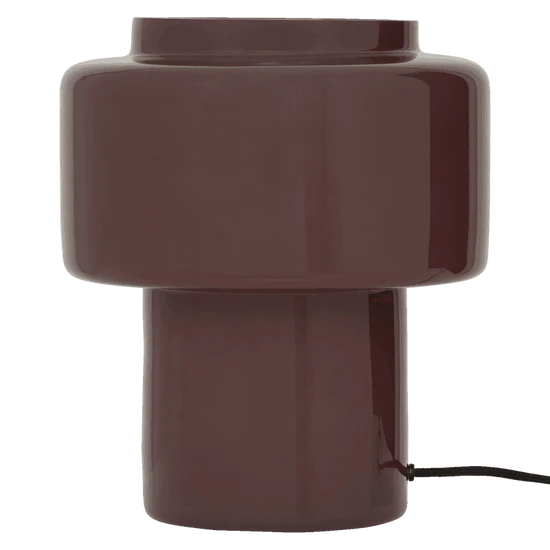 Tafellamp FINN bruin glas