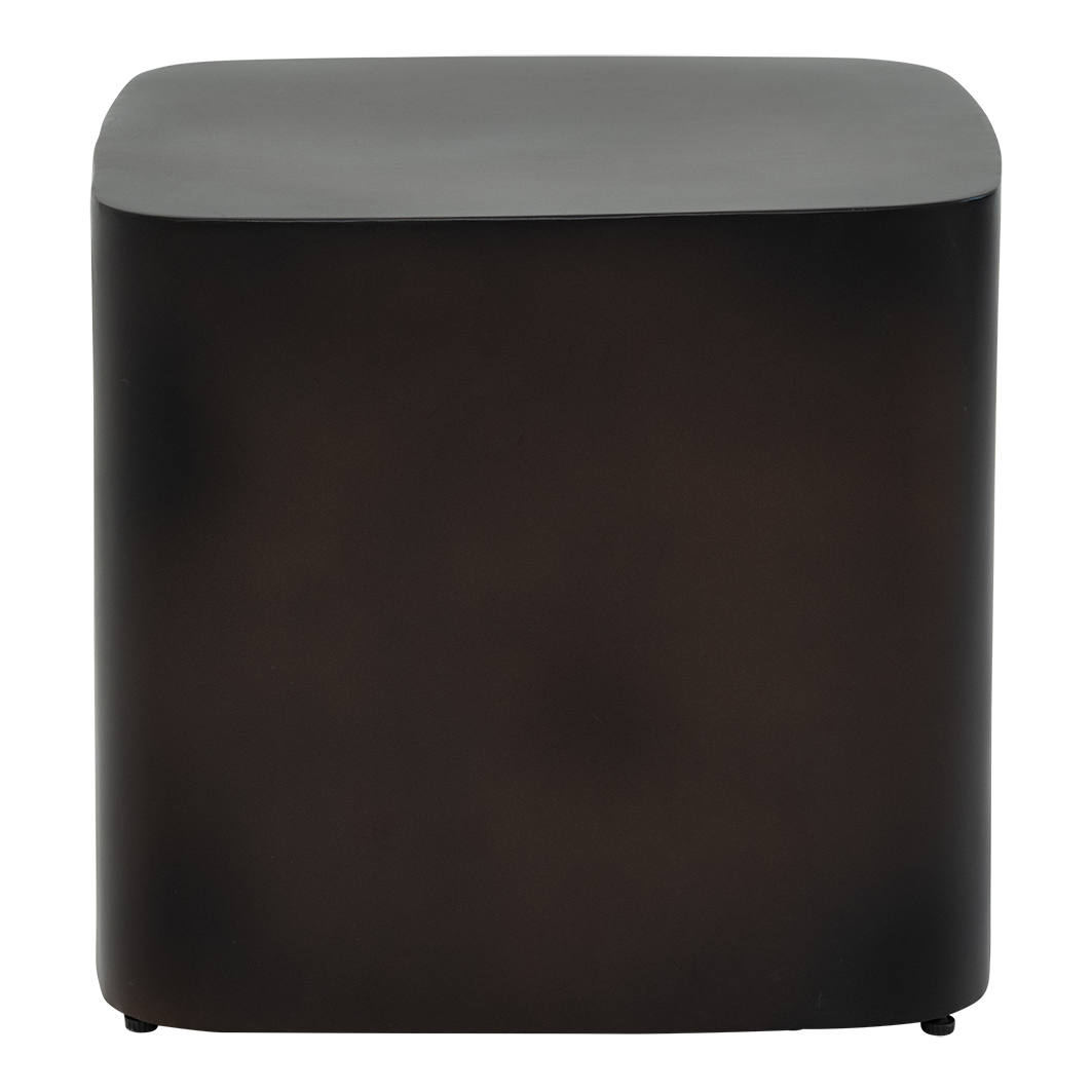 Evan dark brown side table