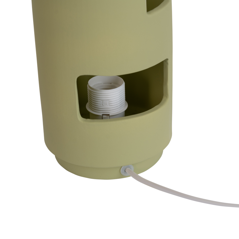 Tafellamp LUDICO groene keramiek