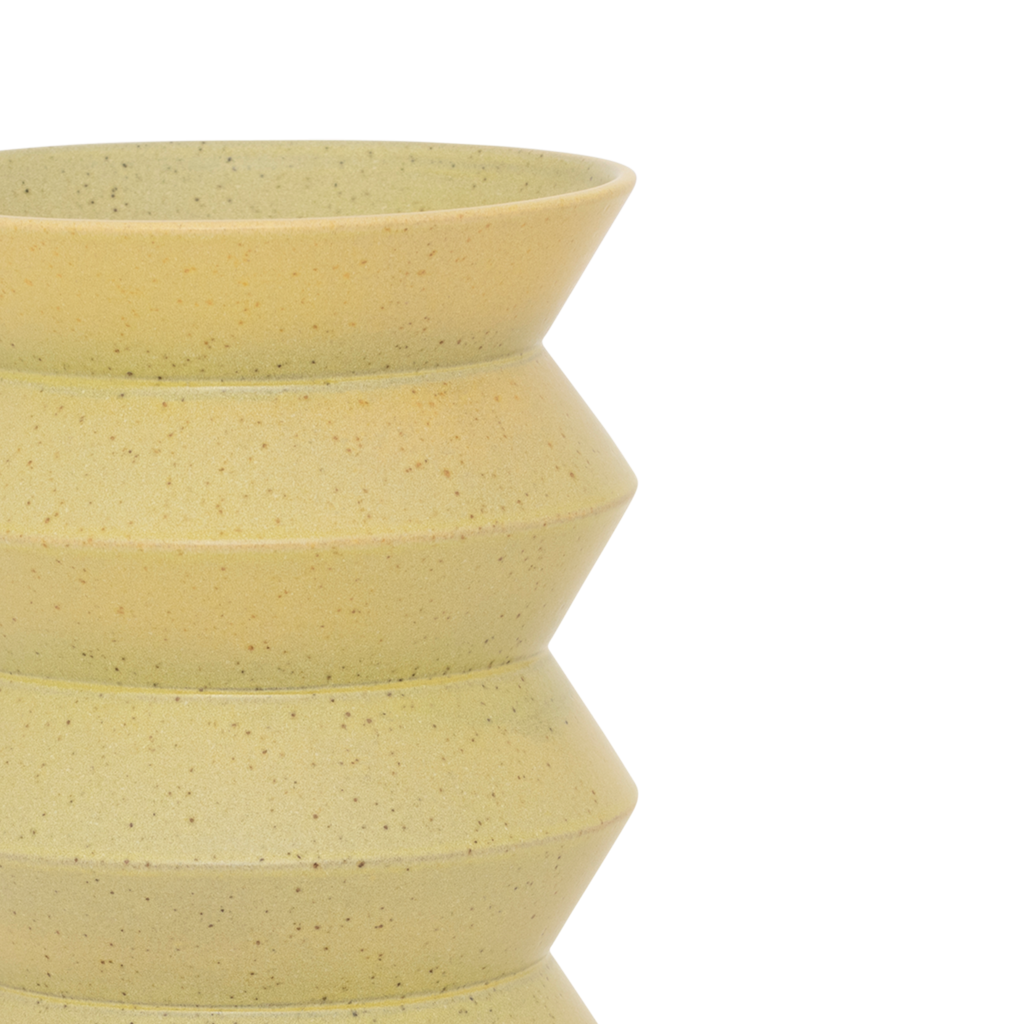 Wazon KOVA gelbe Keramik