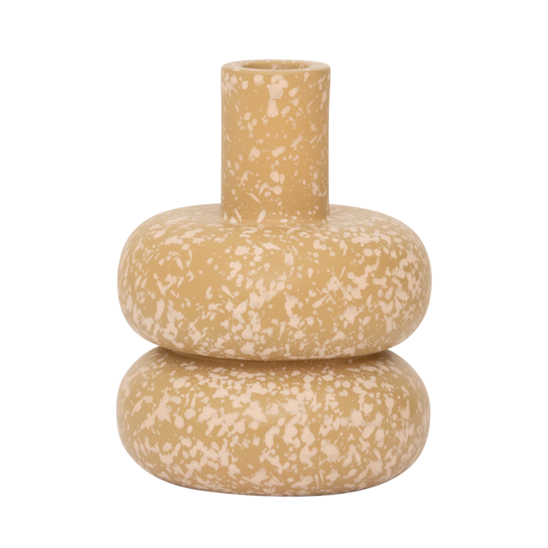 ZODY Candle Holder Beige Ceramic